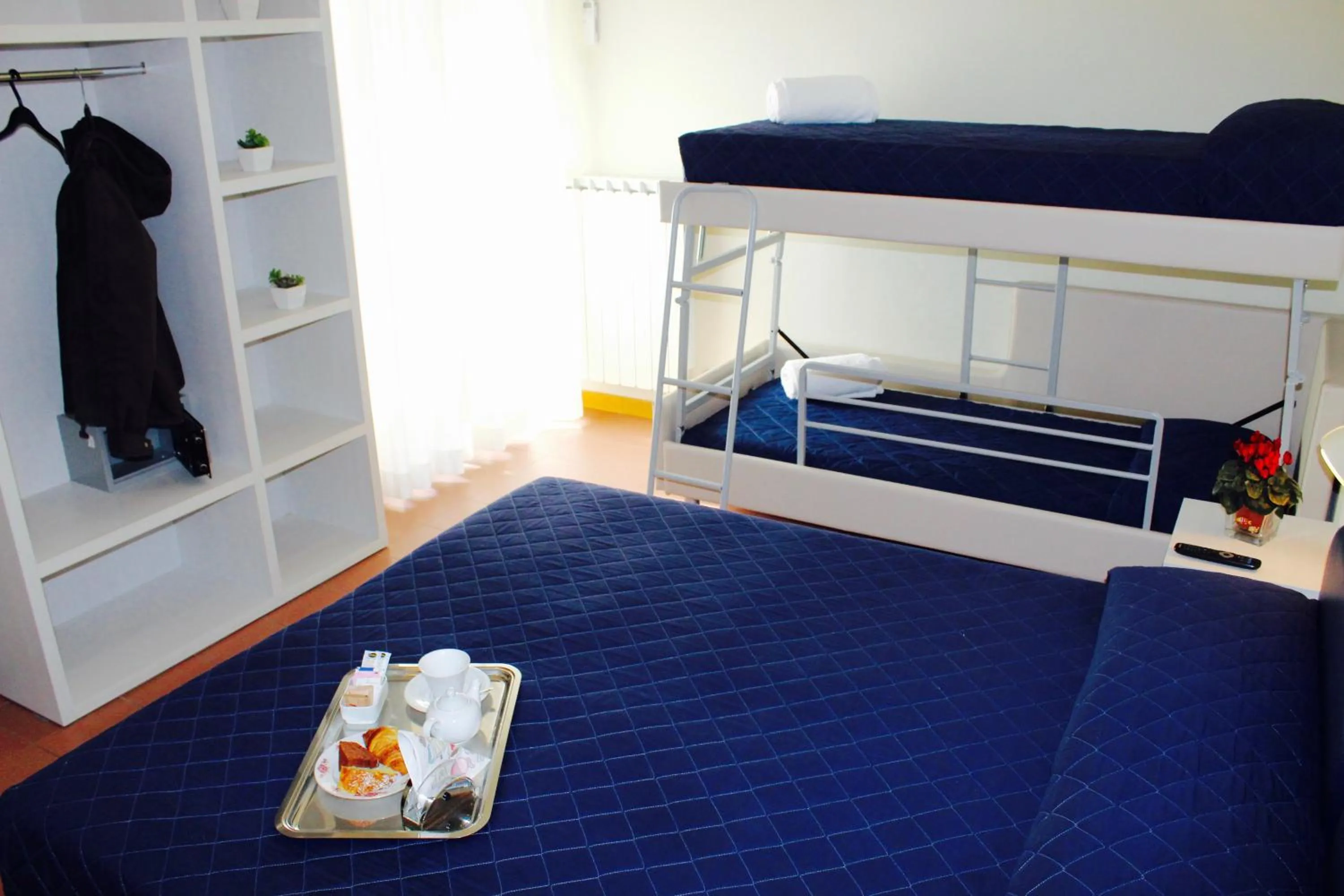 Bedroom, Bed in Hotel Fedora Rimini