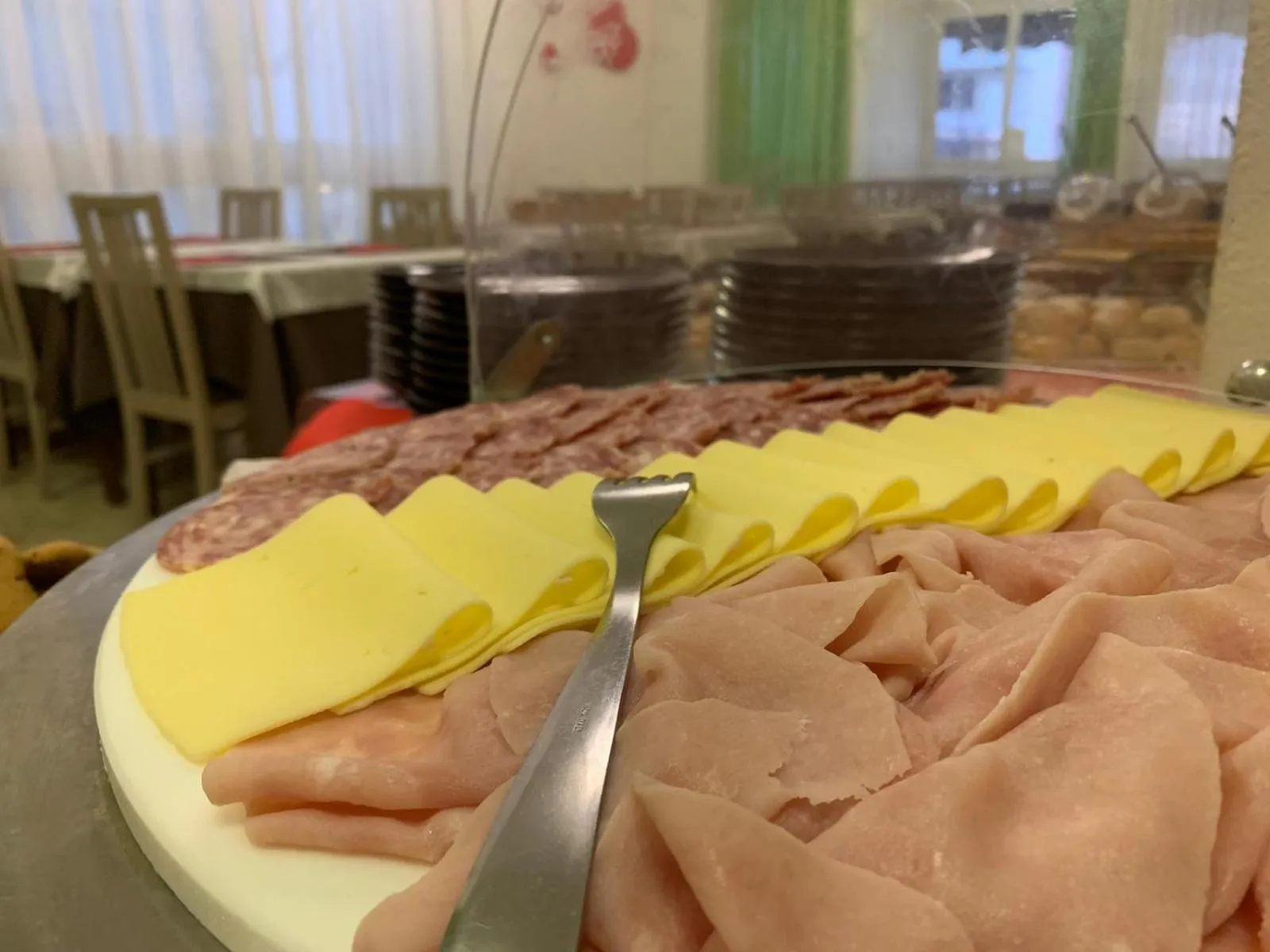 Continental breakfast in Hotel Fedora Rimini