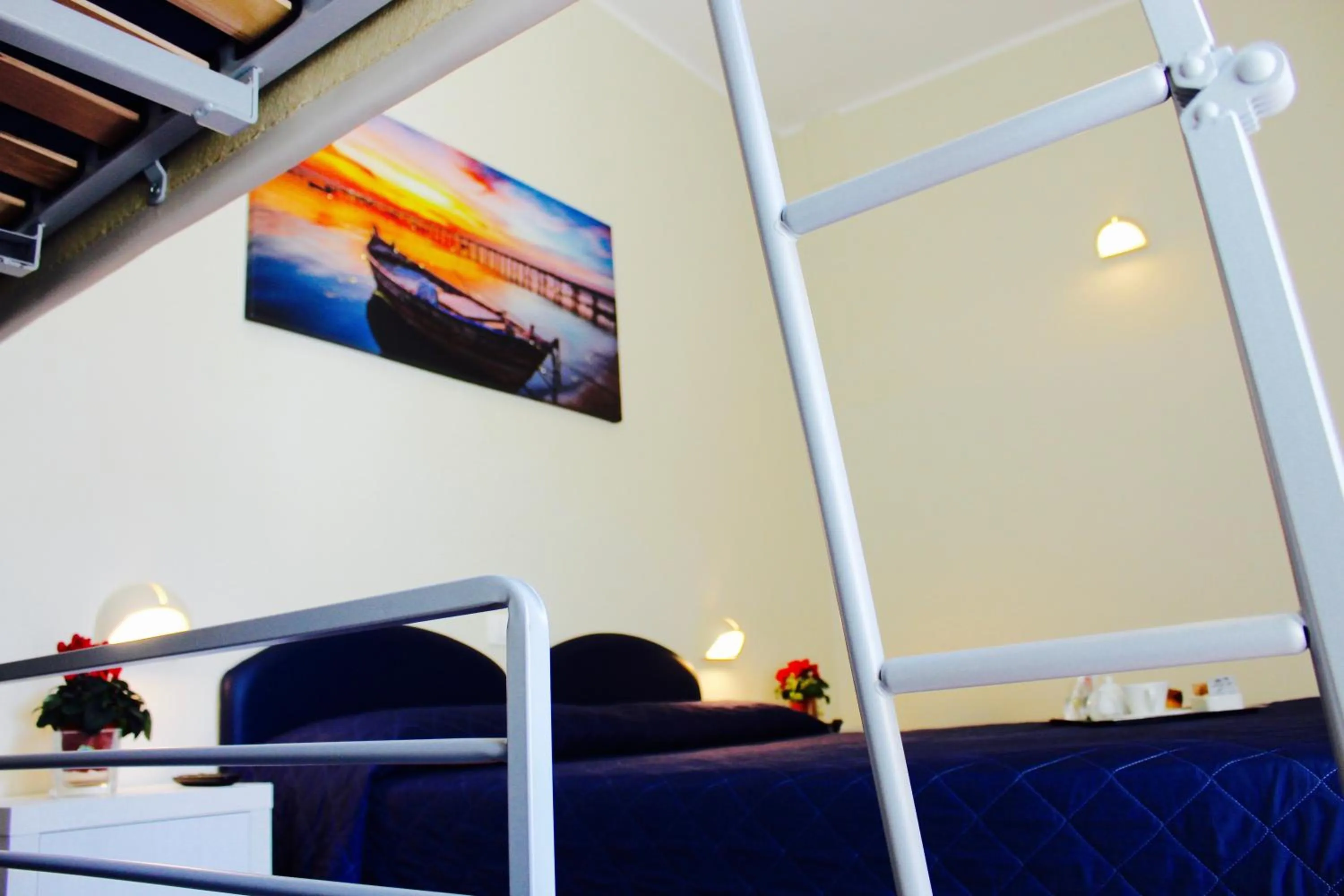 Bedroom, Bed in Hotel Fedora Rimini