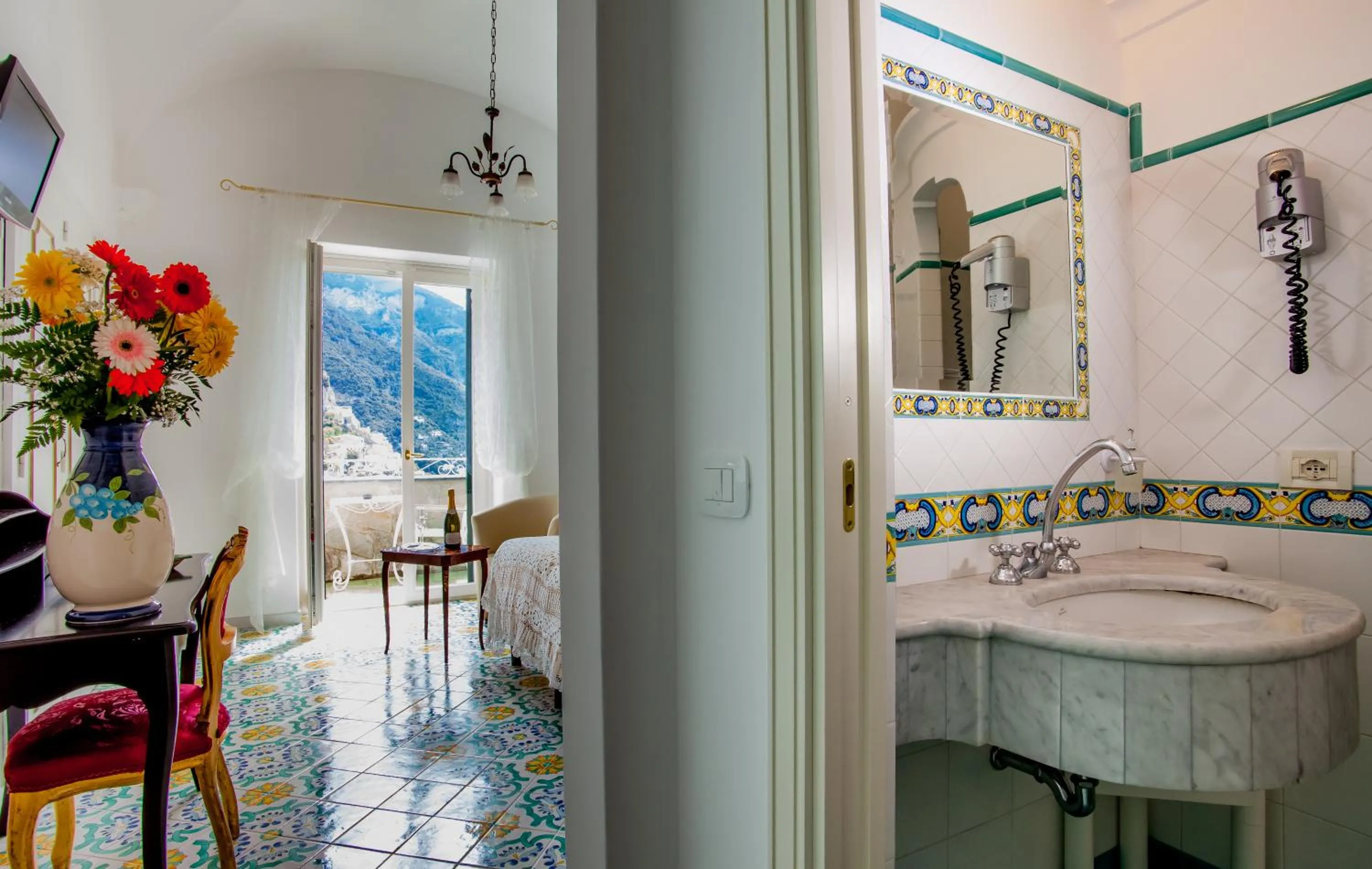 Bed in Hotel Reginella