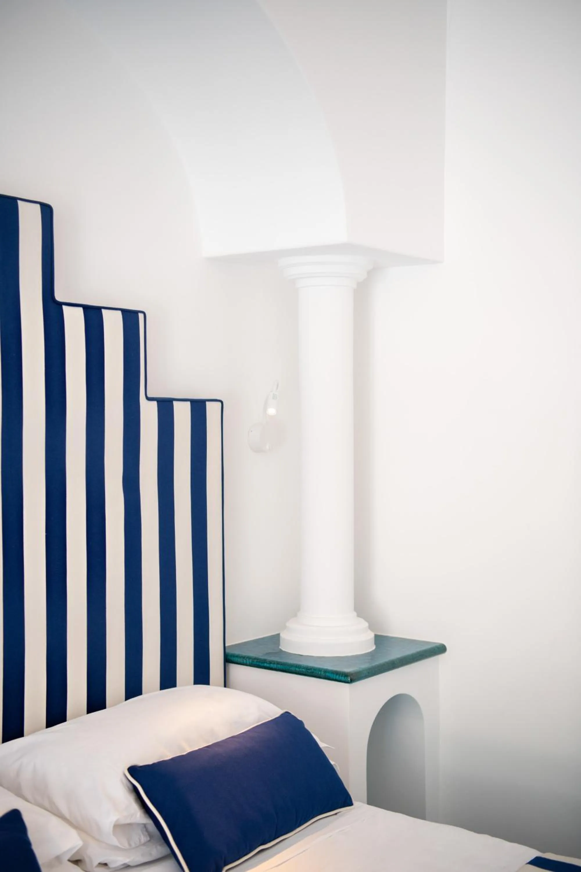 Decorative detail, Bed in Hotel Reginella