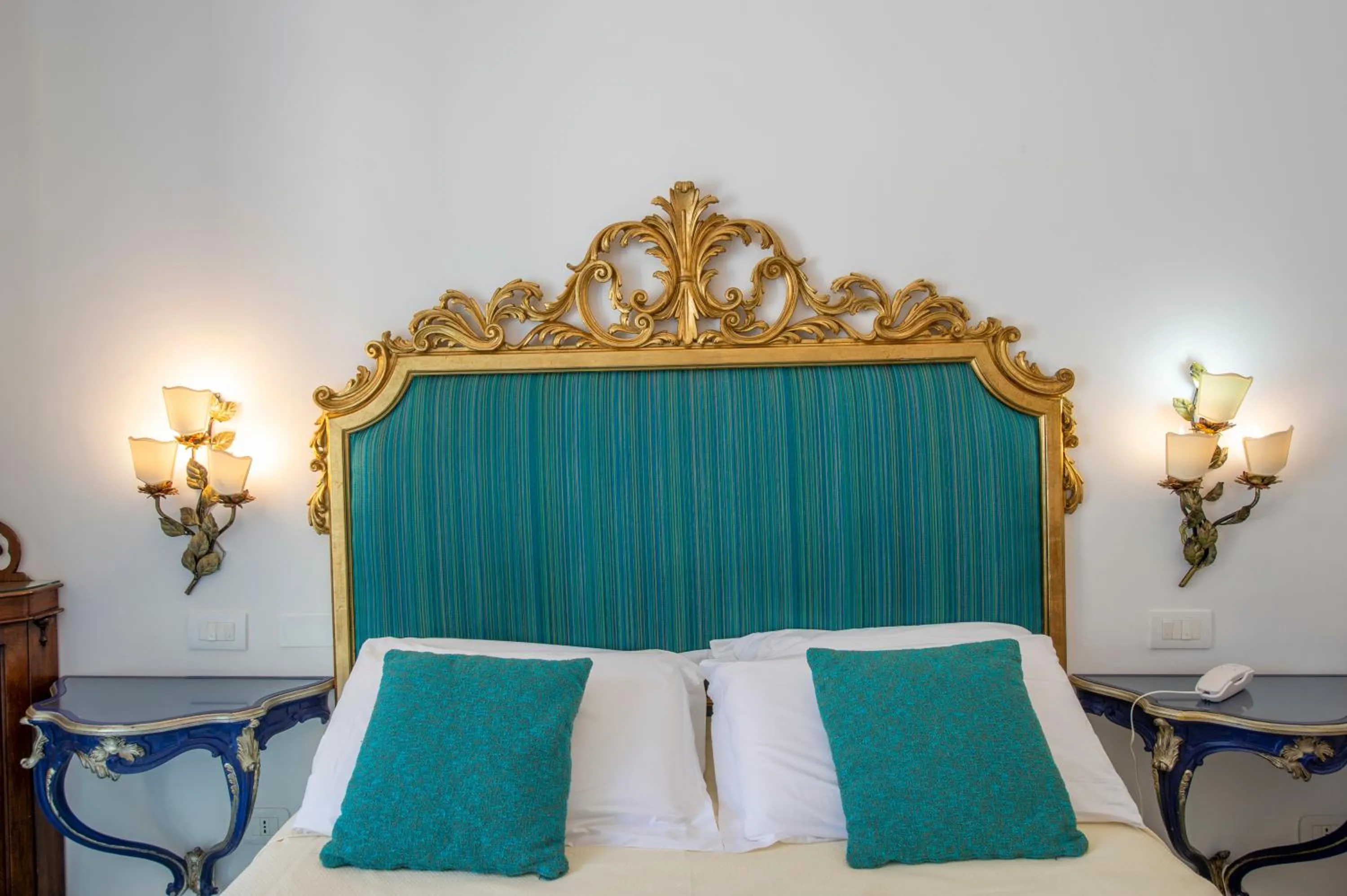 Bed in Hotel Reginella