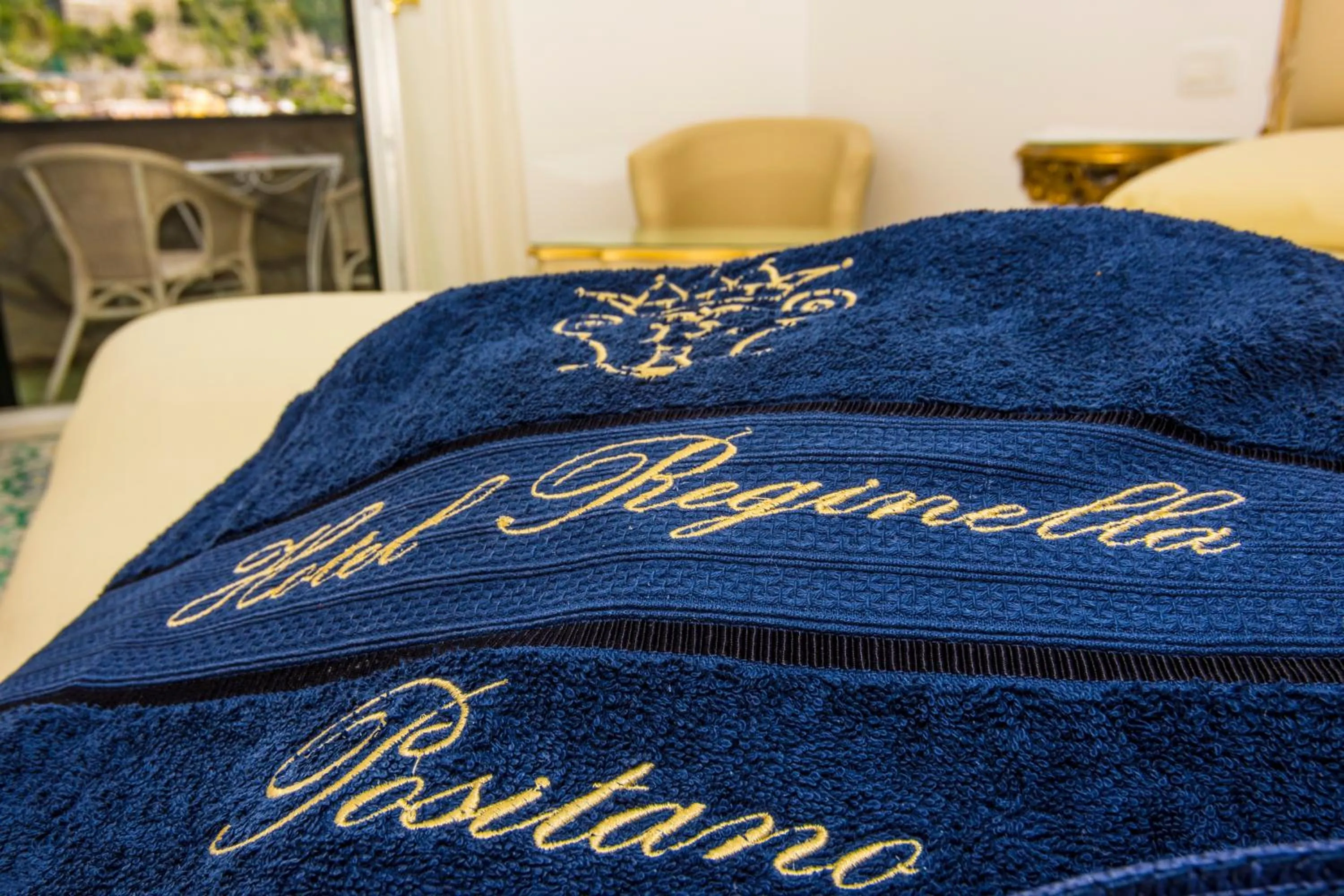 Decorative detail, Bed in Hotel Reginella