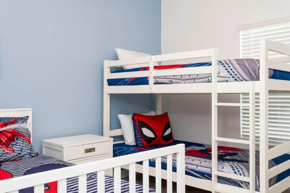 Bed in Gorgeous 5 Bd w/ Pool Close to Disney @ Champions Gate 948