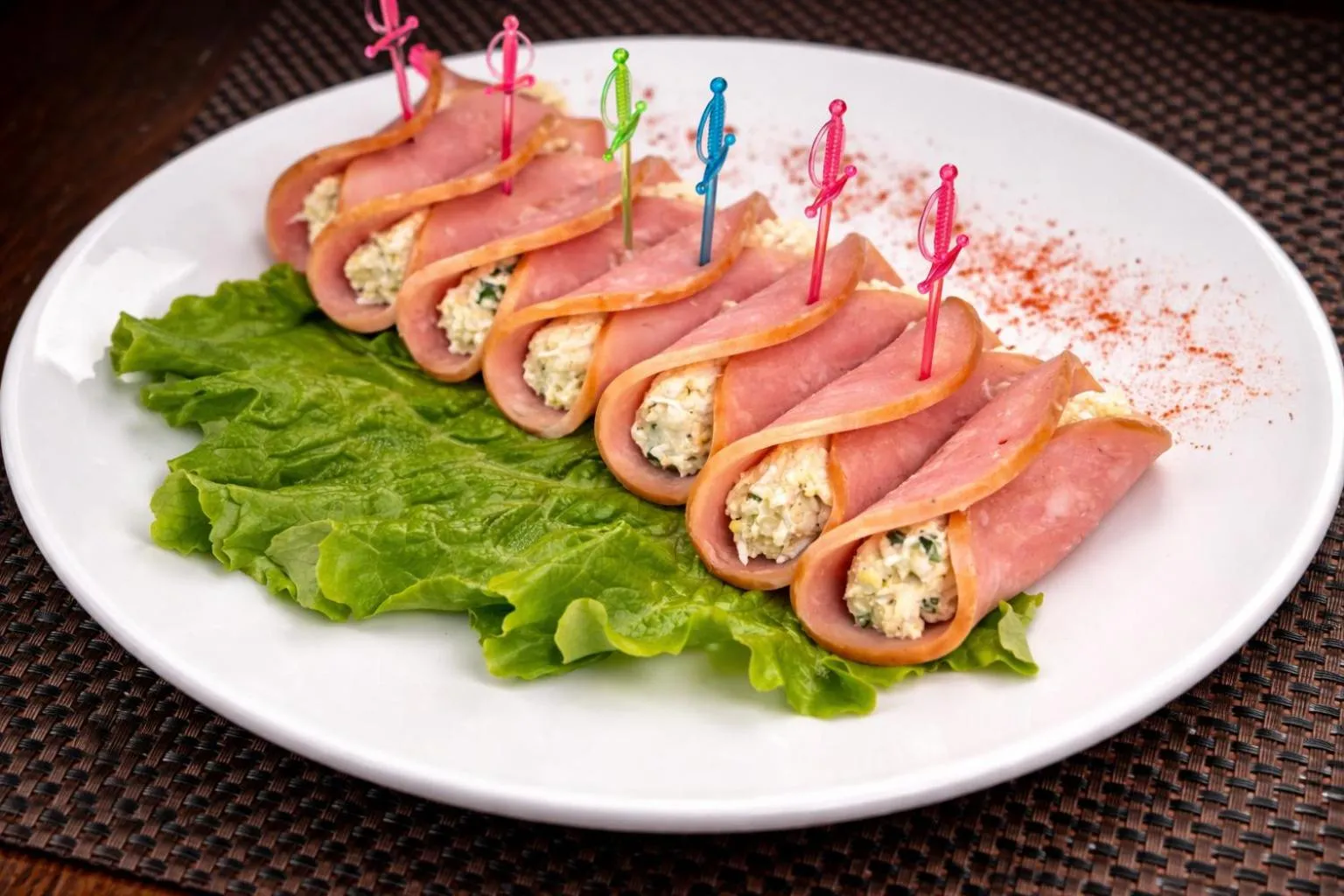 Food close-up in Olympica Hotel