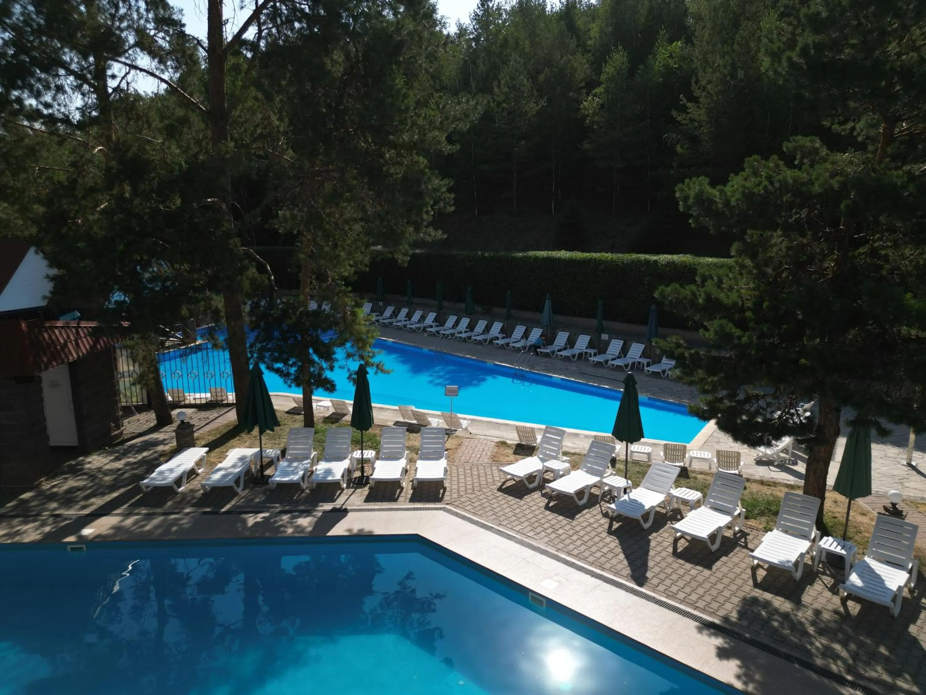 Pool view in Olympica Hotel