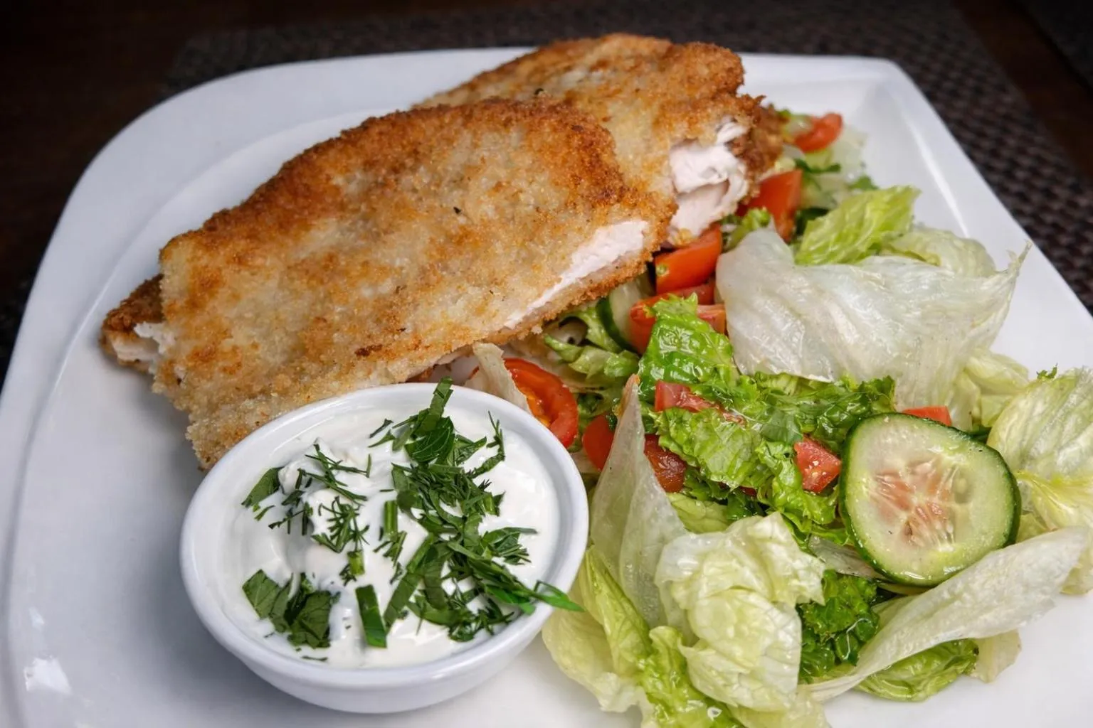 Food close-up in Olympica Hotel