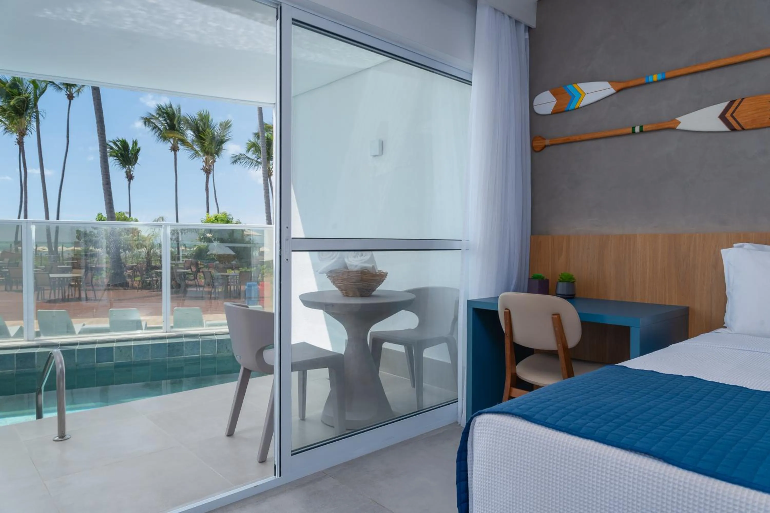 View (from property/room), Bed in Maragogi Brisa Exclusive Hotel