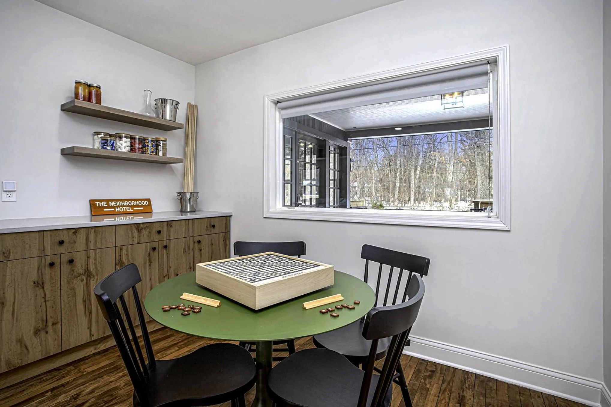 Communal kitchen in The Neighborhood Hotel Grand Beach