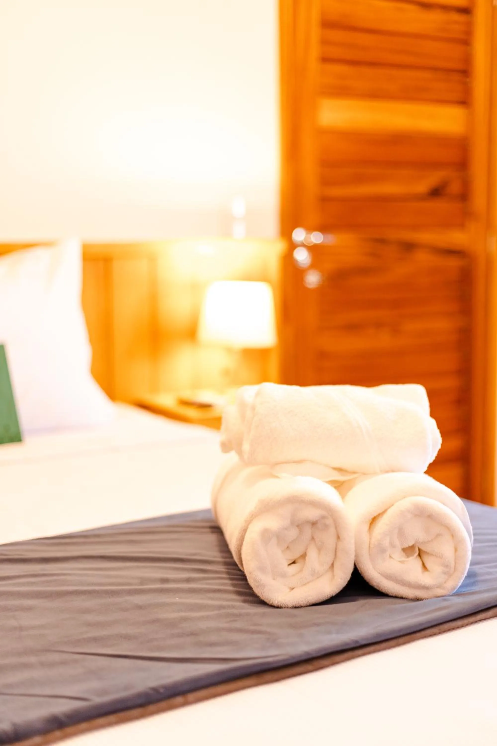 Bed in UNKUÉ POUSADA FLATS