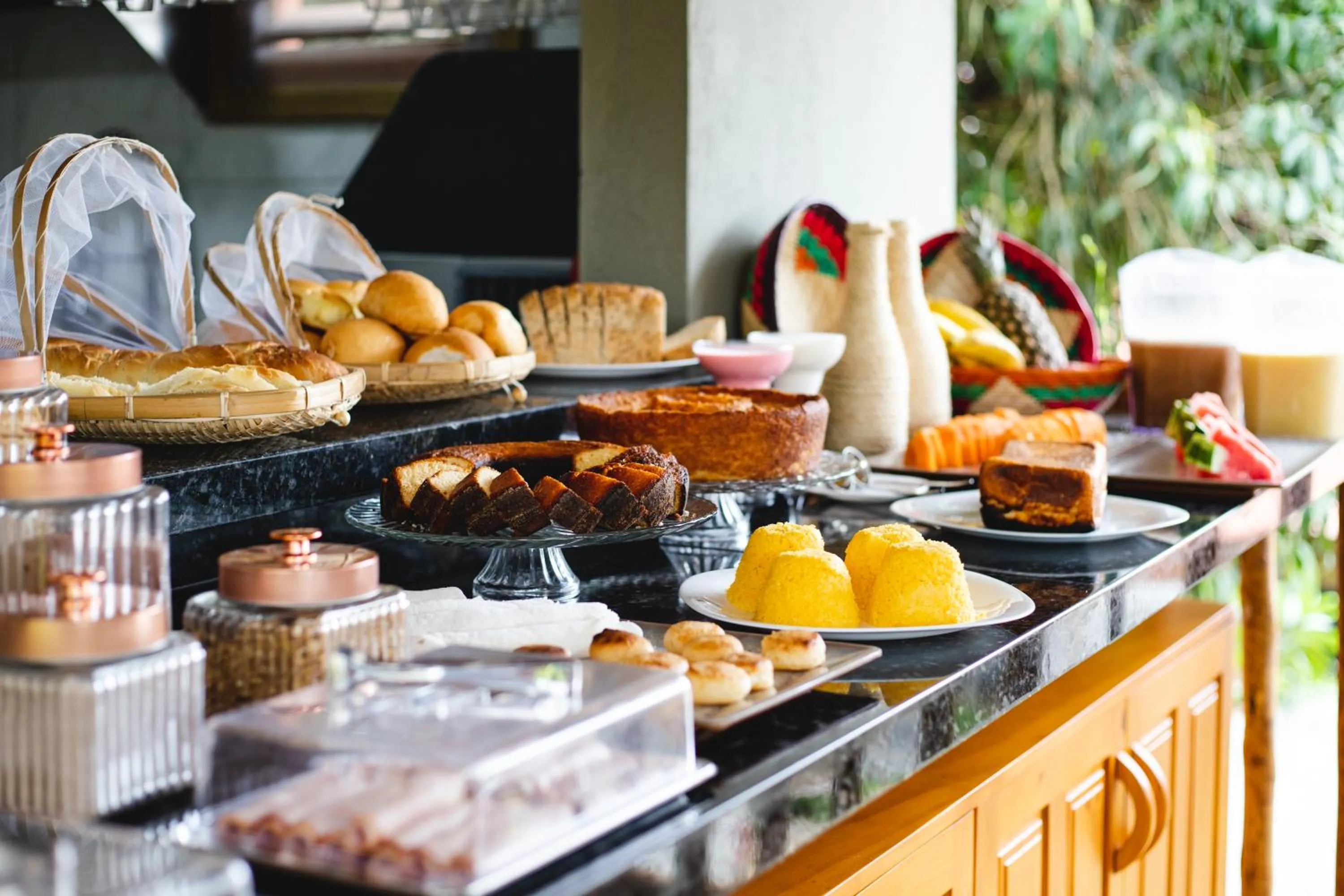 Breakfast in UNKUÉ POUSADA FLATS