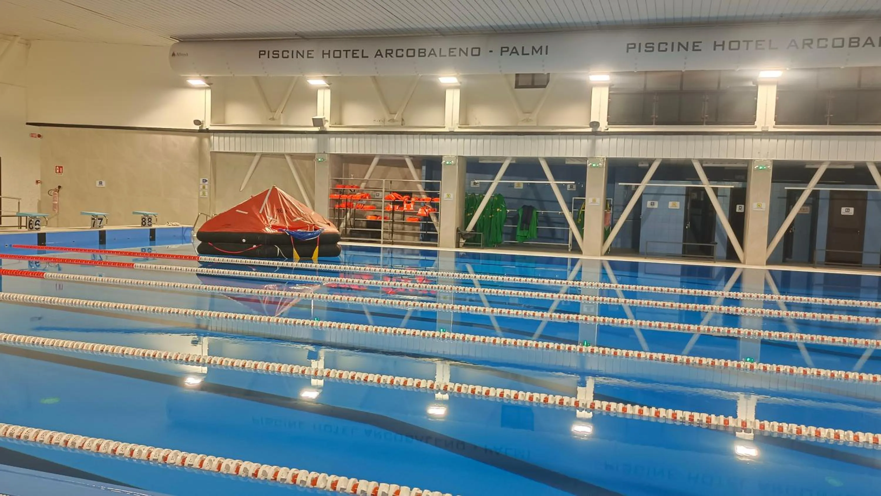 Swimming pool in Hotel Arcobaleno