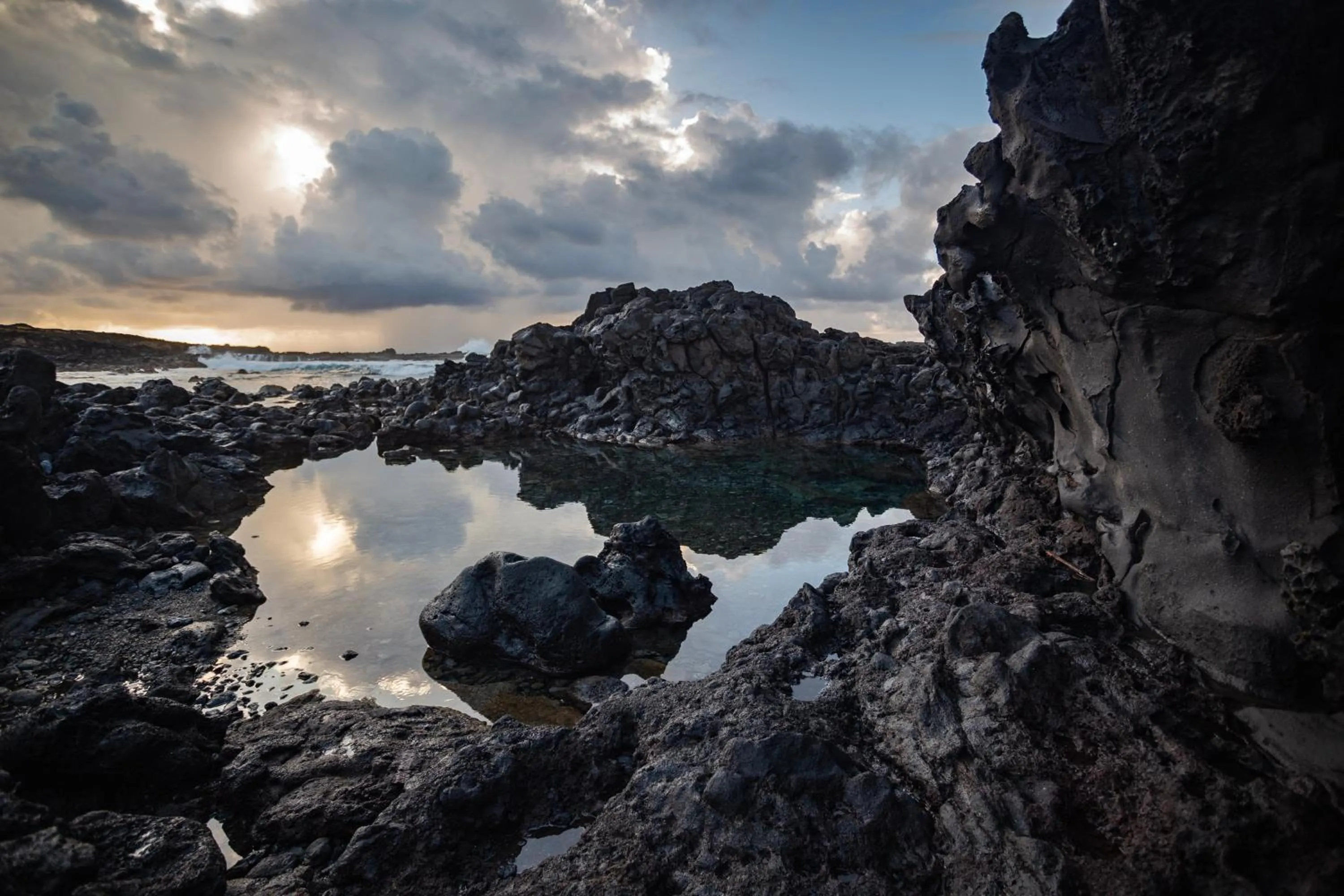 Natural landscape in Hotel Ohana Rapa Nui