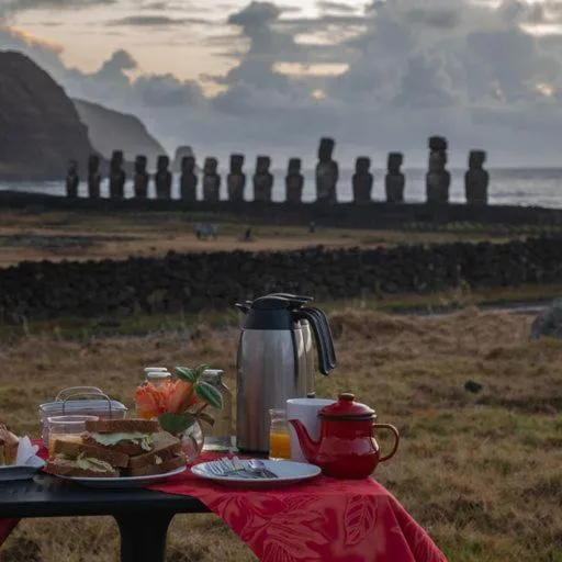 Natural landscape in Hotel Ohana Rapa Nui