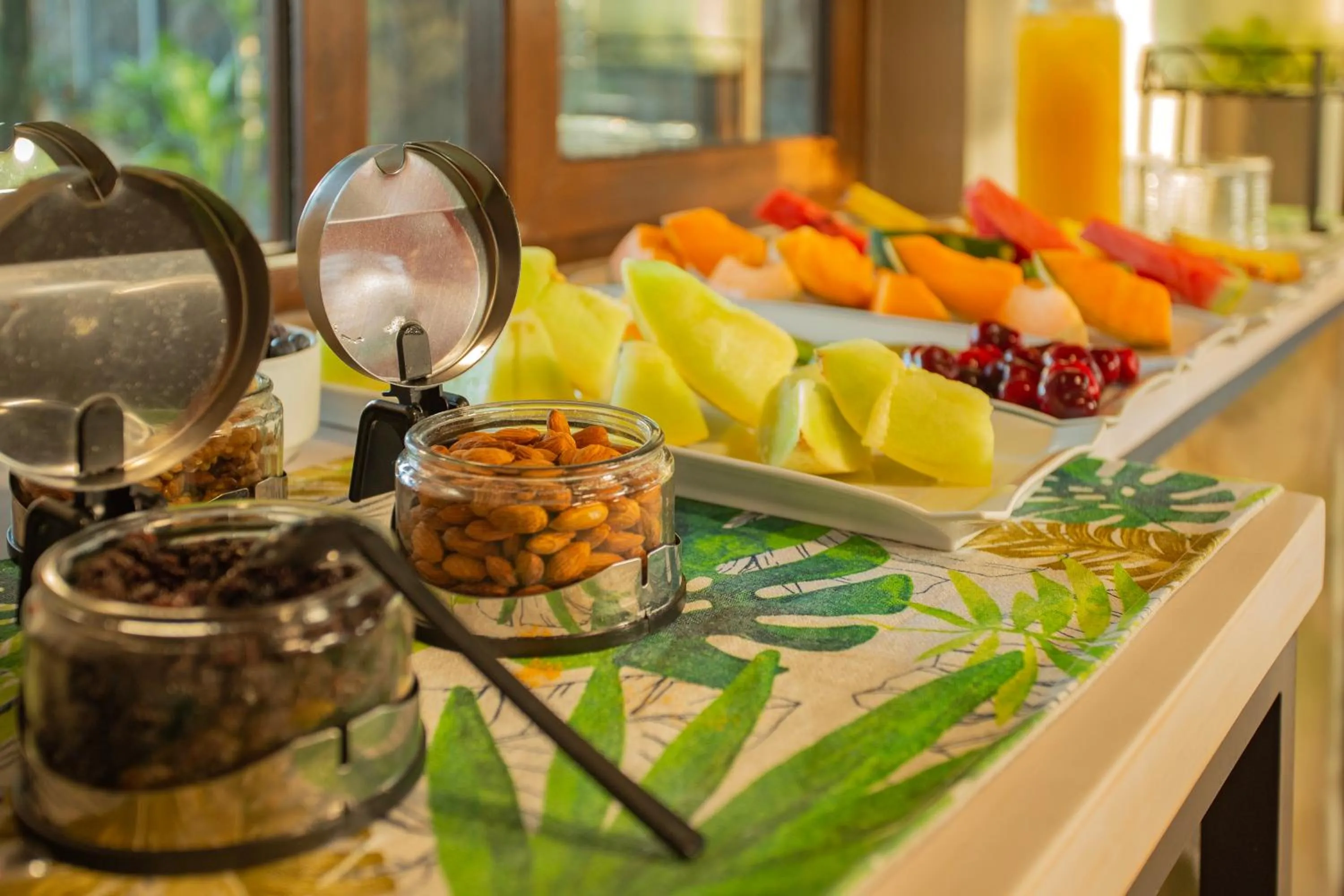 Buffet breakfast in Hotel Ohana Rapa Nui