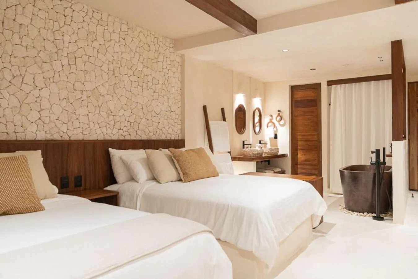 Bed in Hotel Boutique Casa Muuch Holbox