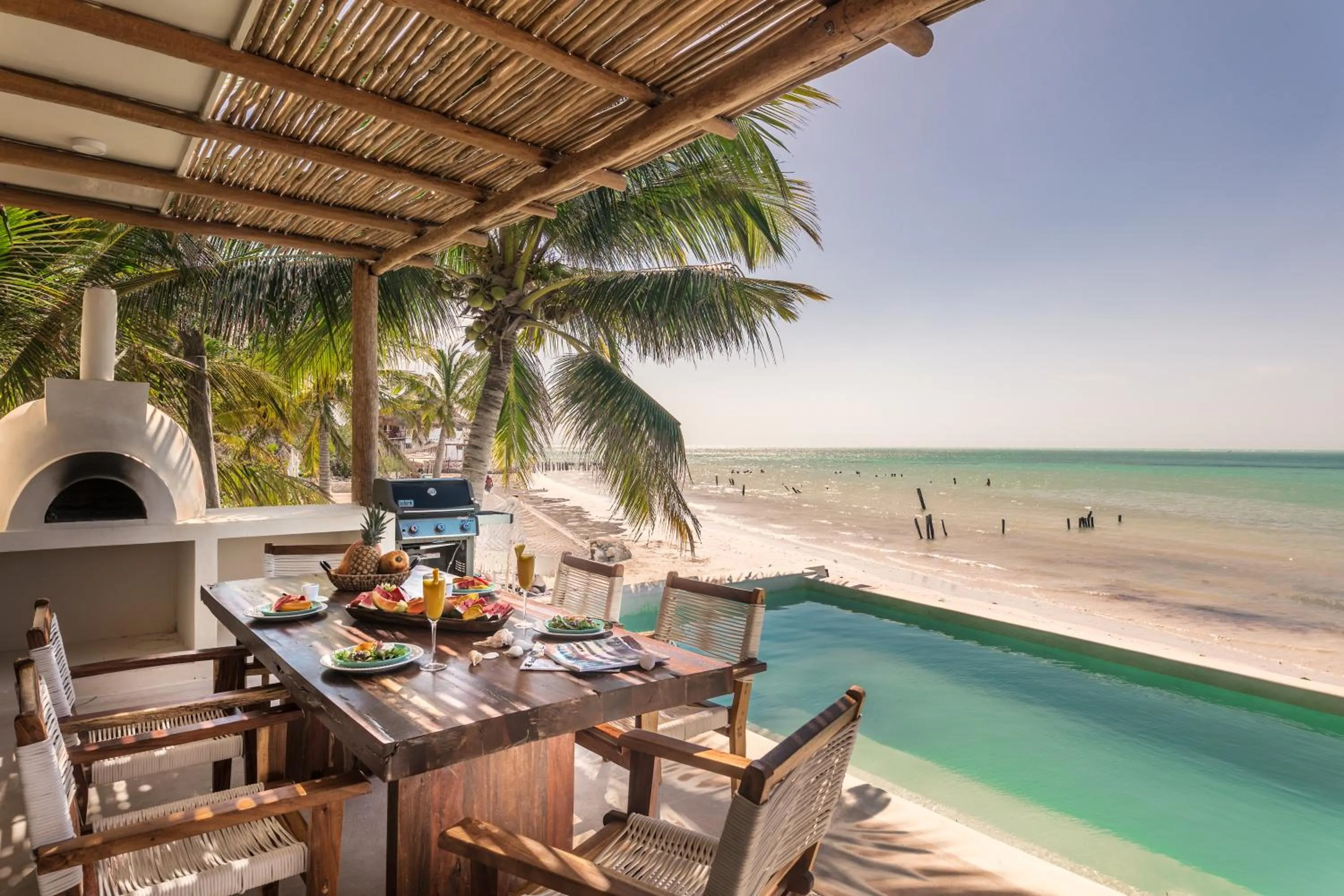 BBQ facilities in Hotel Boutique Casa Muuch Holbox