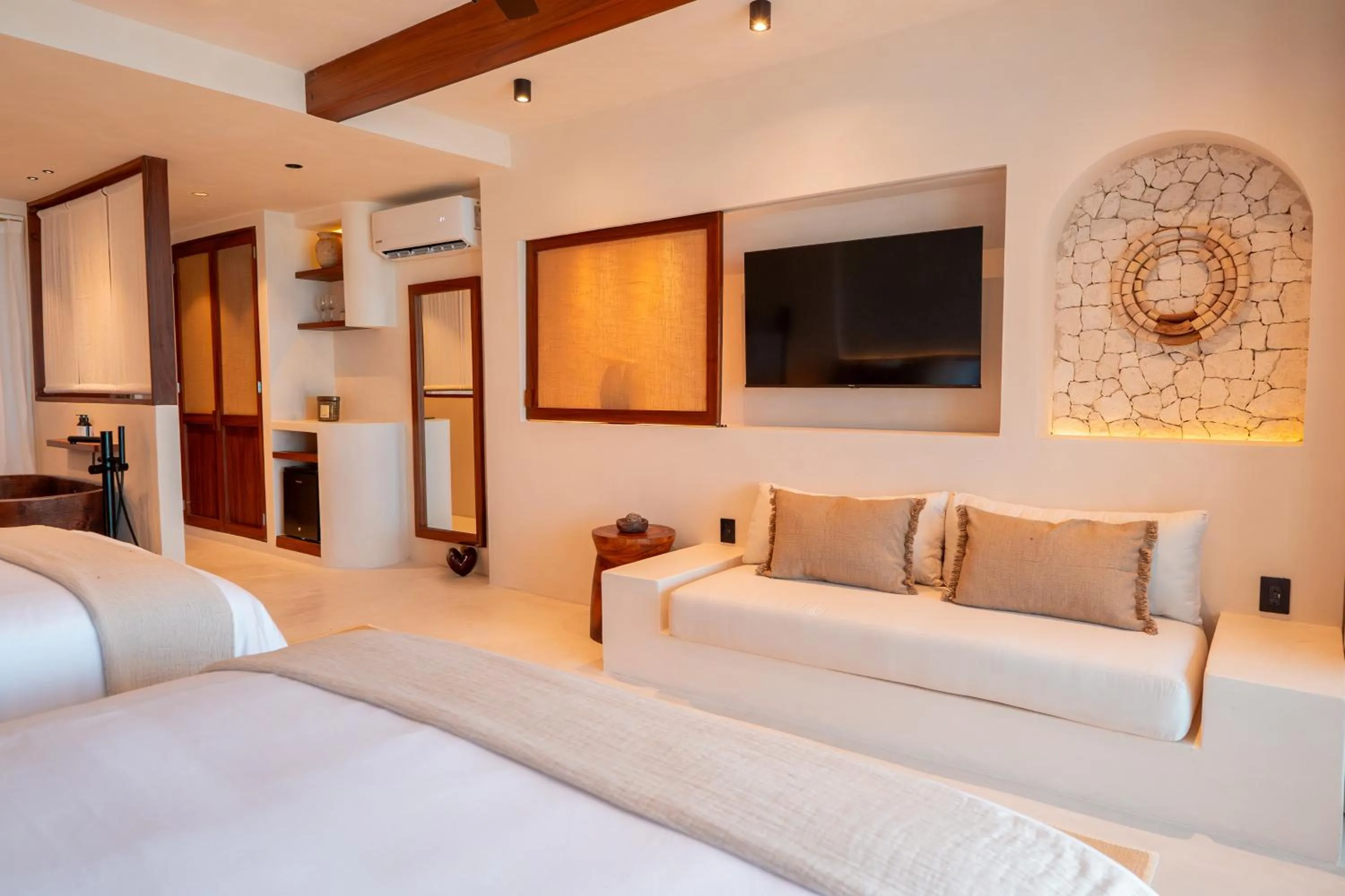 Photo of the whole room, Bed in Hotel Boutique Casa Muuch Holbox
