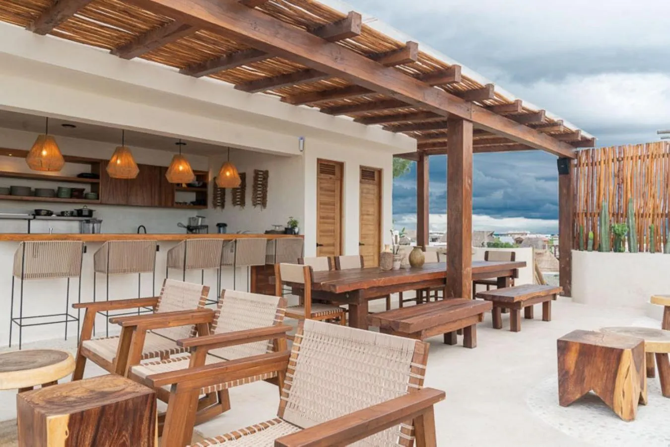 Balcony/Terrace in Hotel Boutique Casa Muuch Holbox