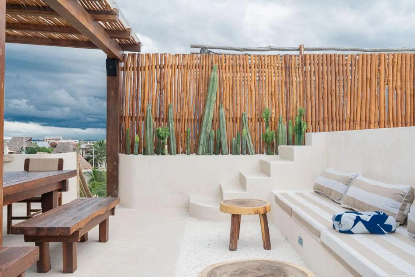 Balcony/Terrace in Hotel Boutique Casa Muuch Holbox