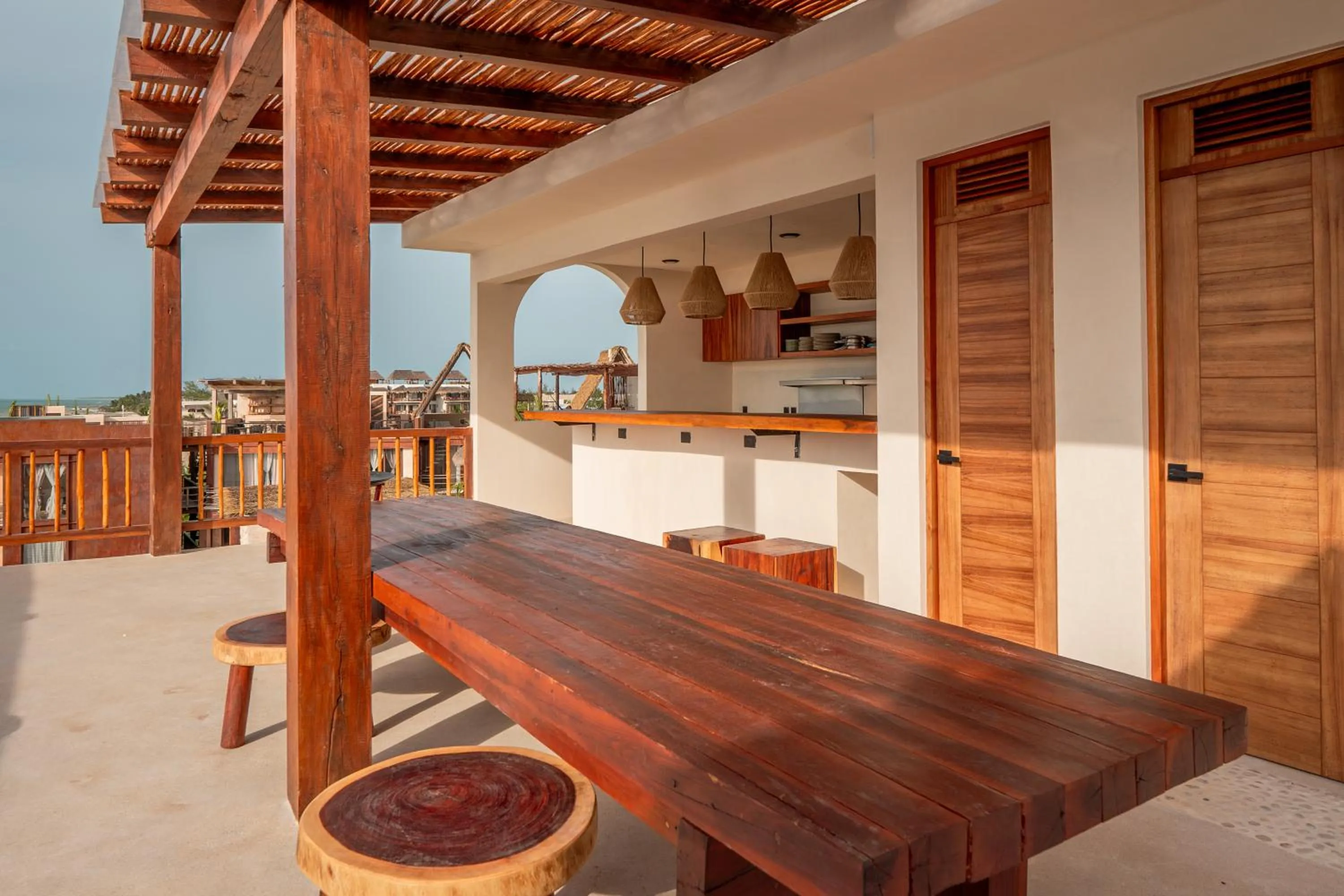 Balcony/Terrace in Hotel Boutique Casa Muuch Holbox