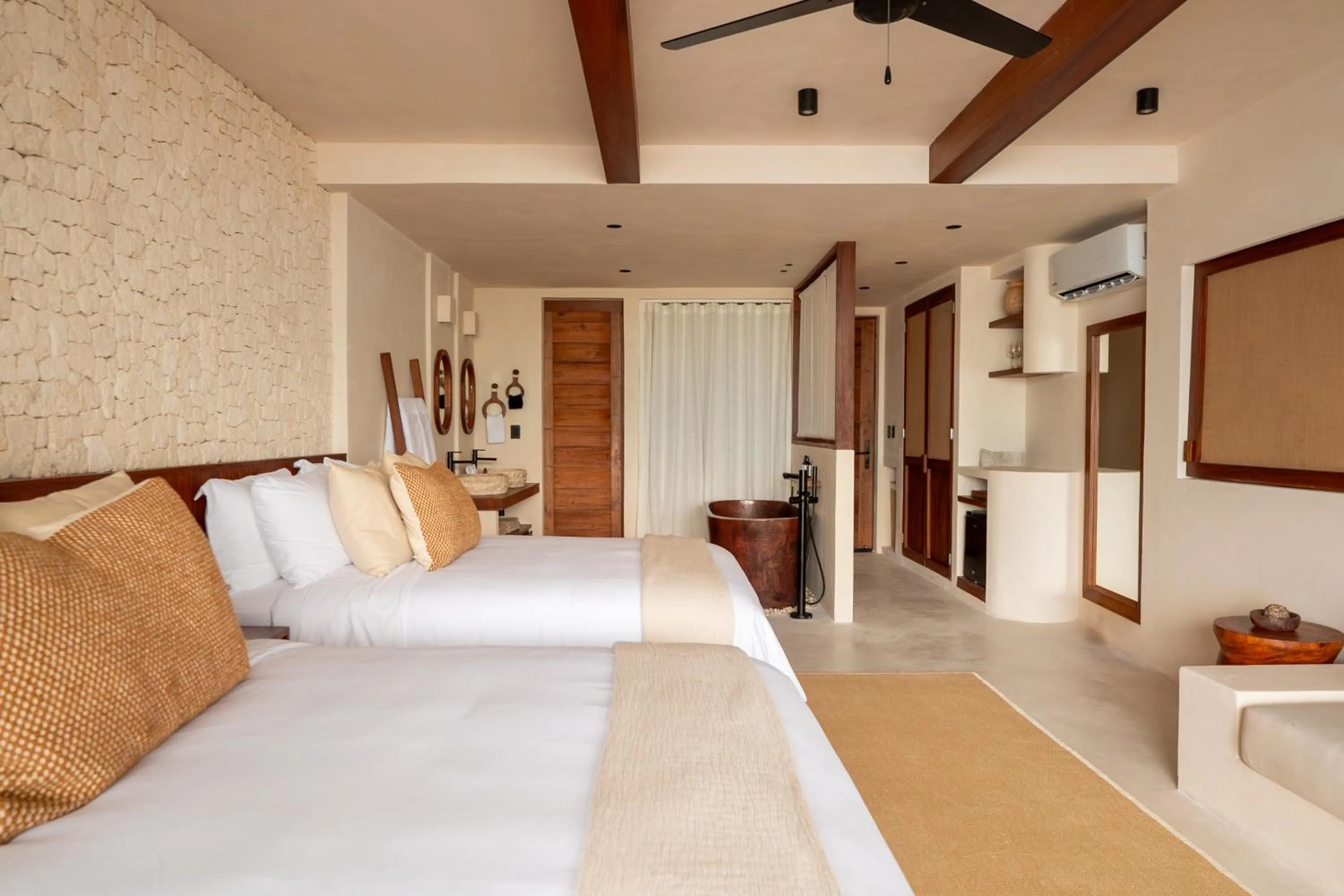 Photo of the whole room, Bed in Hotel Boutique Casa Muuch Holbox