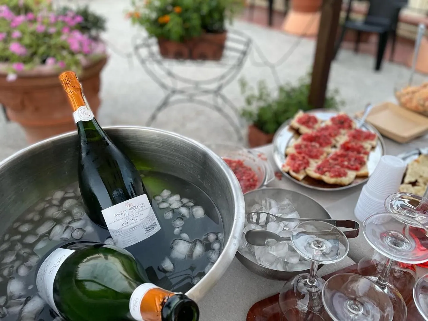 Balcony/Terrace in Argentiere Room Apartments