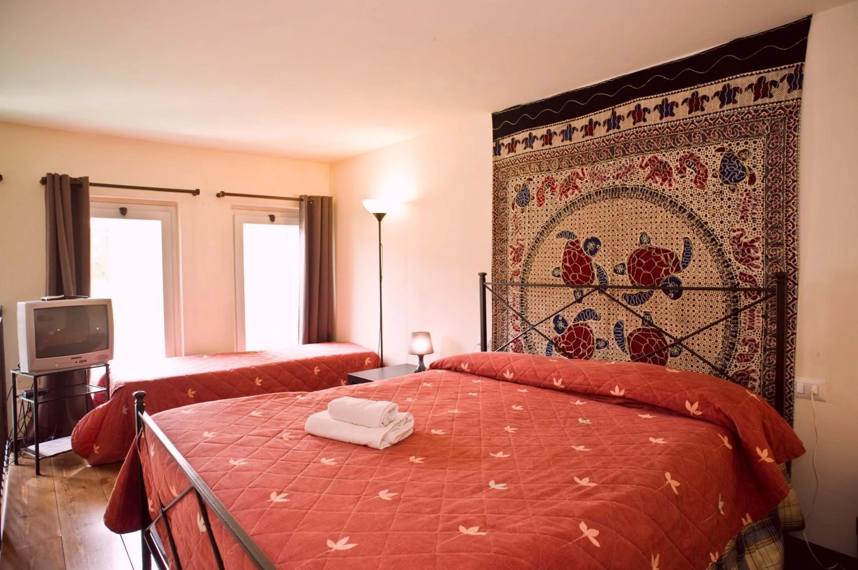 Bed in Argentiere Room Apartments