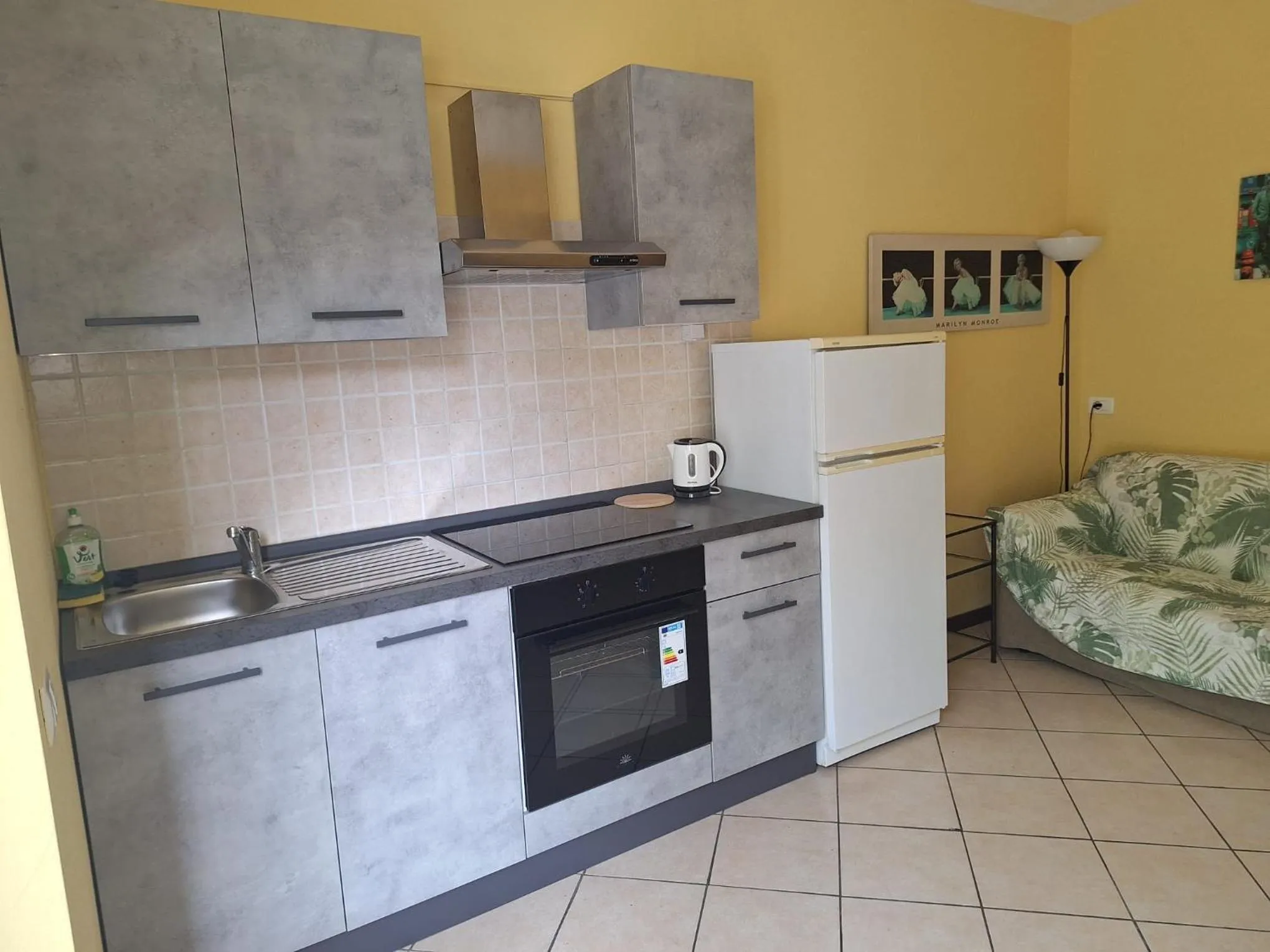 kitchen in Argentiere Room Apartments