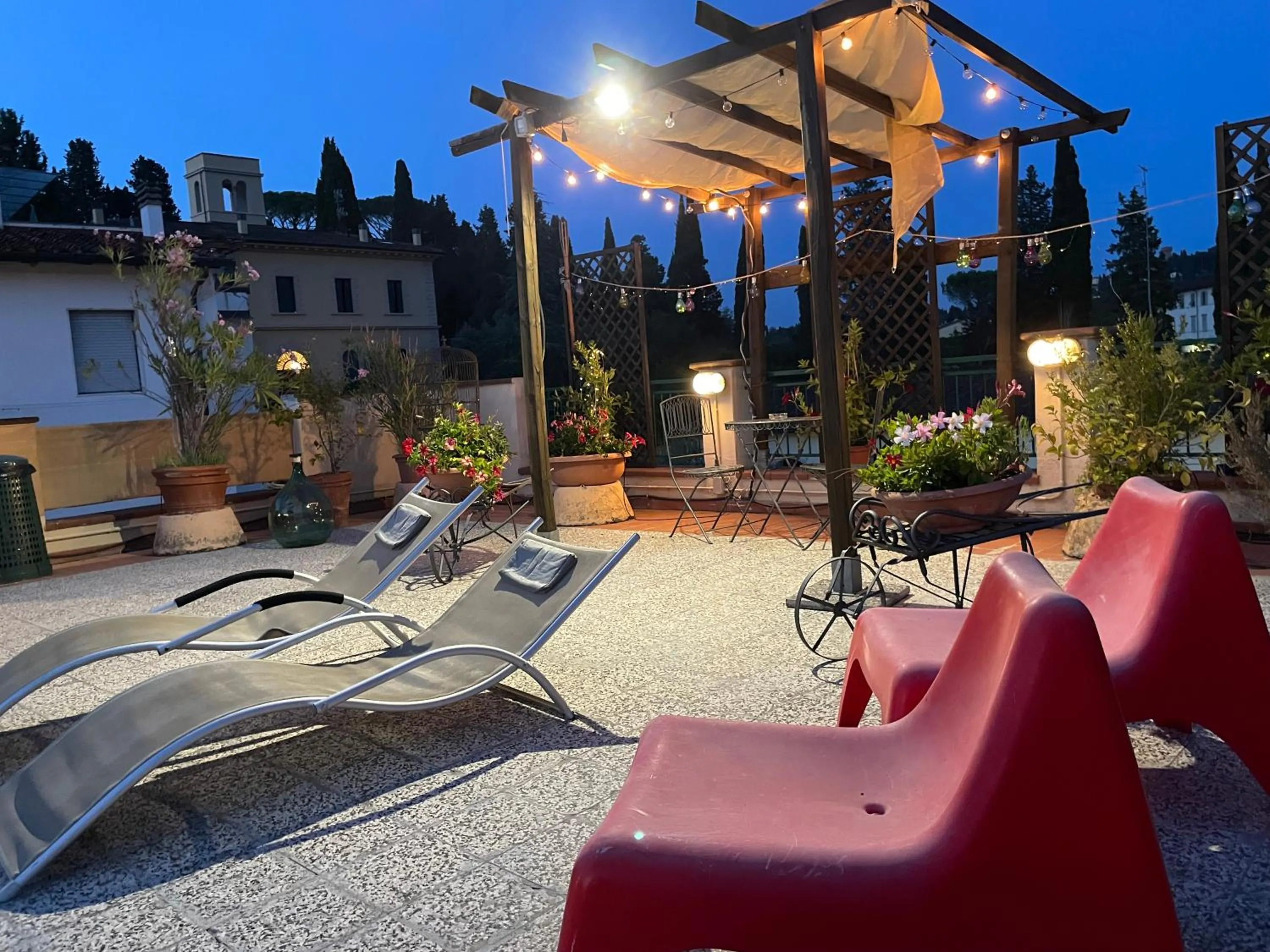 sunbed in Argentiere Room Apartments