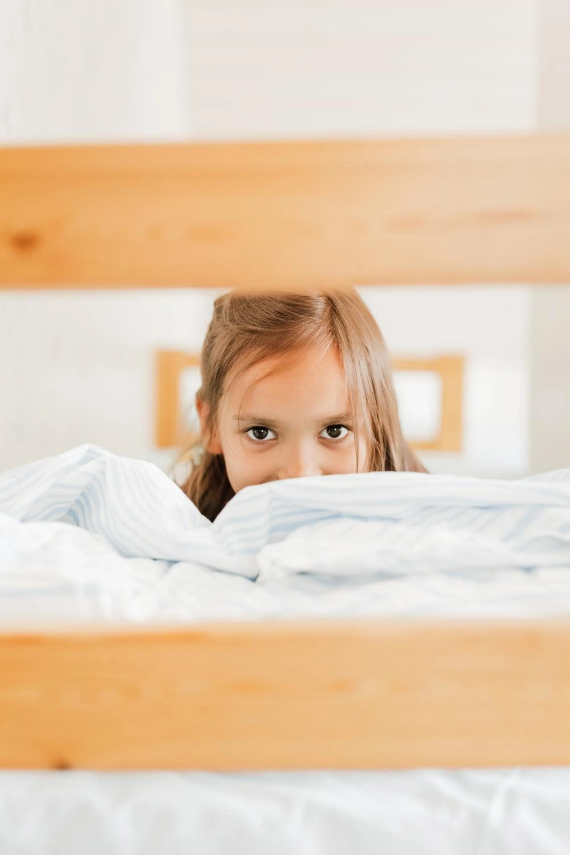 Bed in Pikku Torppa Cottage