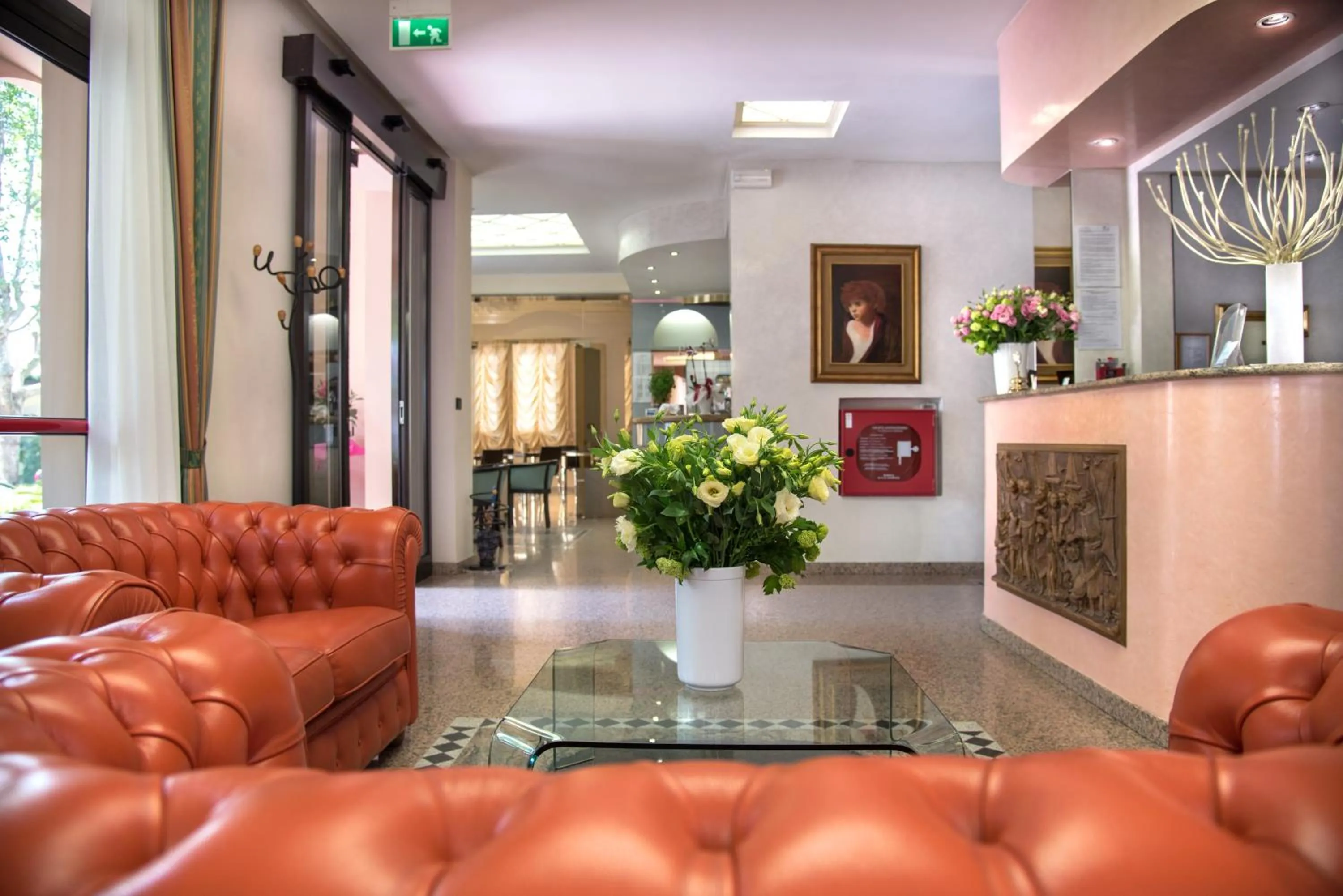 Lobby or reception in Hotel Villa Luigia