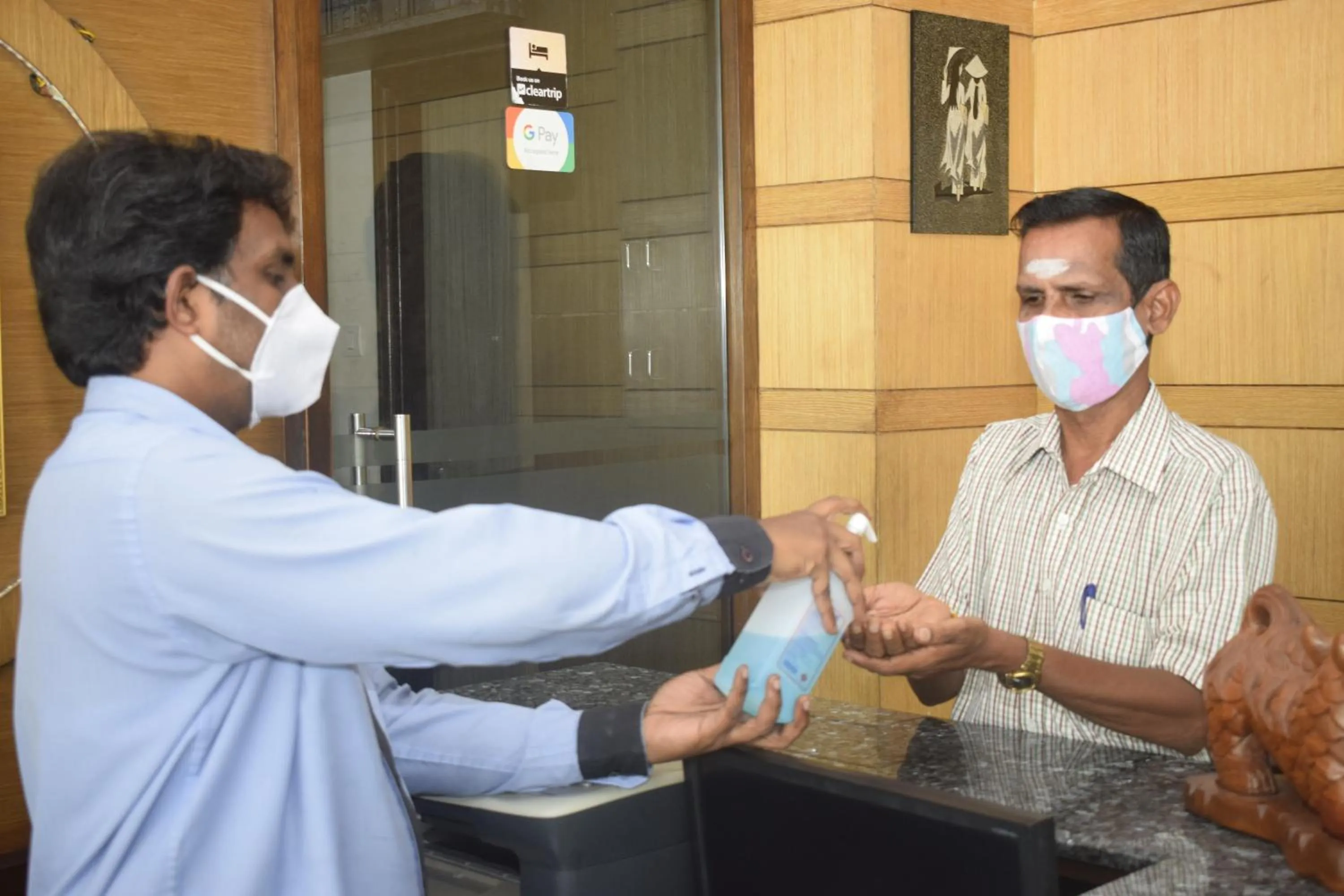 Staff in Hotel Tamizh Park