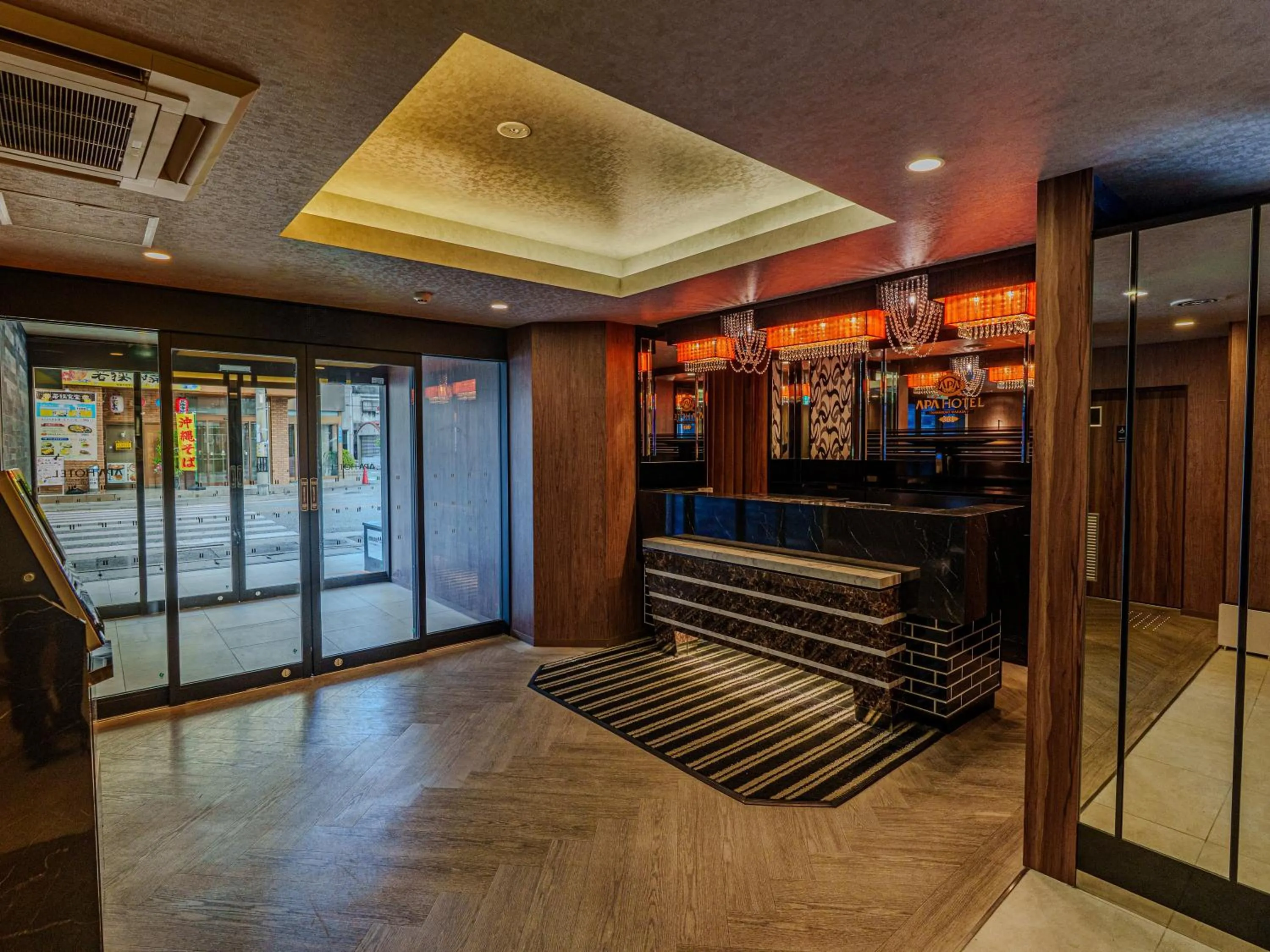 Lobby or reception in APA Hotel Naha Airport Wakasa