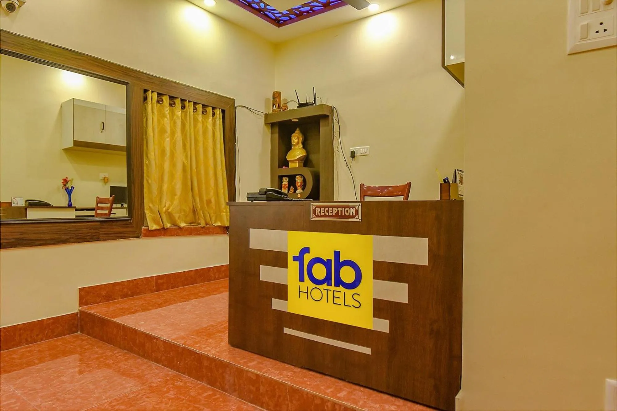 Lobby or reception in FabHotel Shivalya