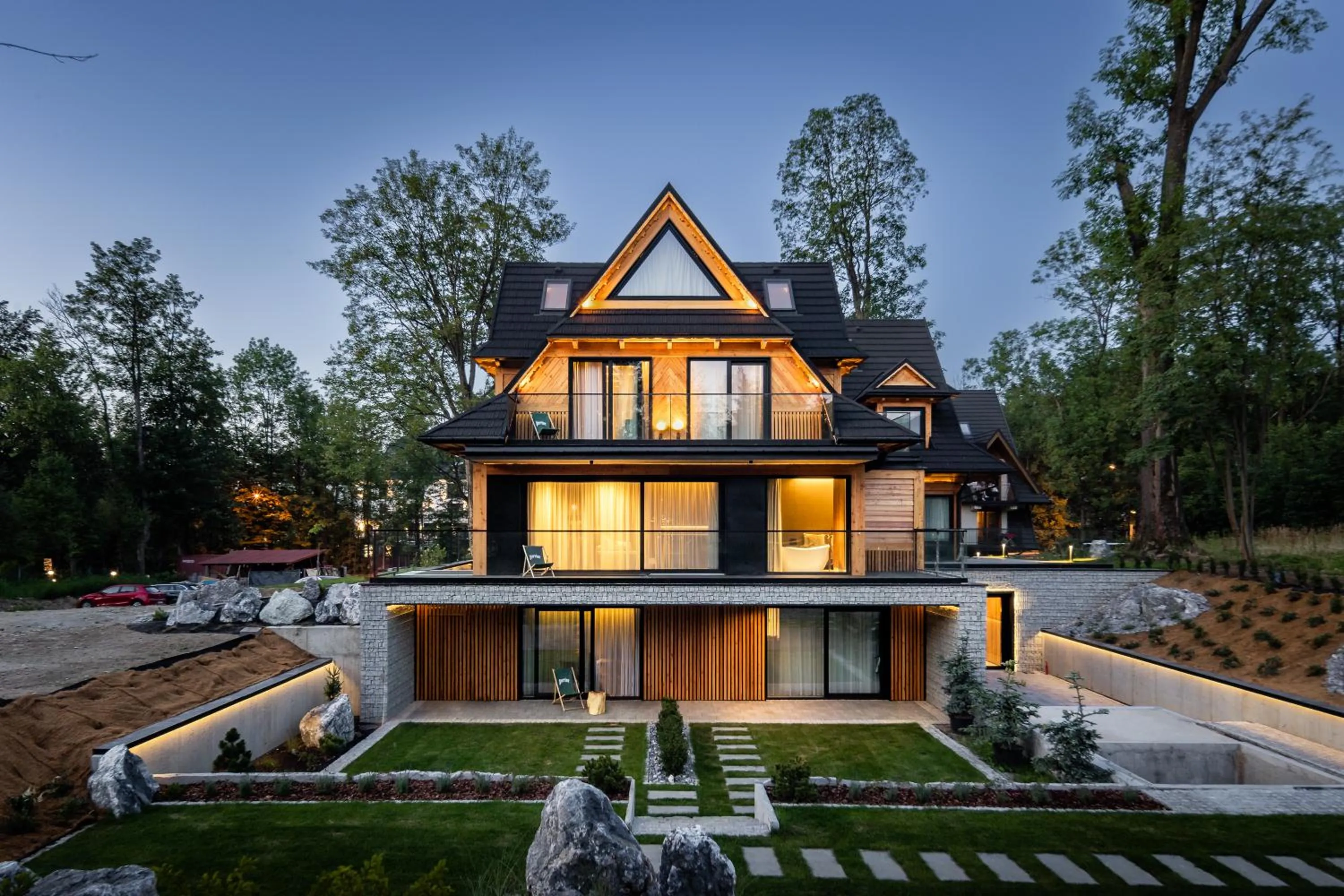 Property building in Villa T Apartments & SPA