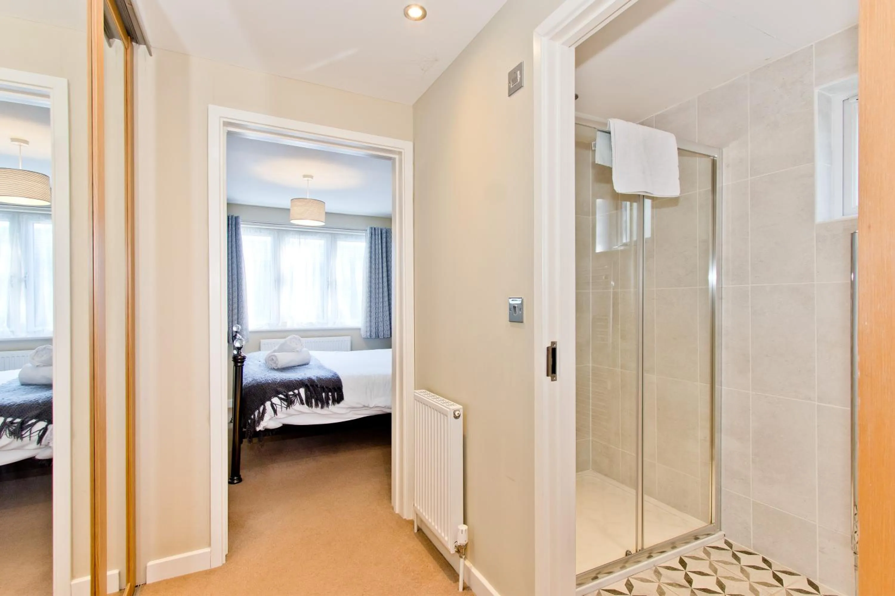 Shower, Bed in Warren Wood Country Park