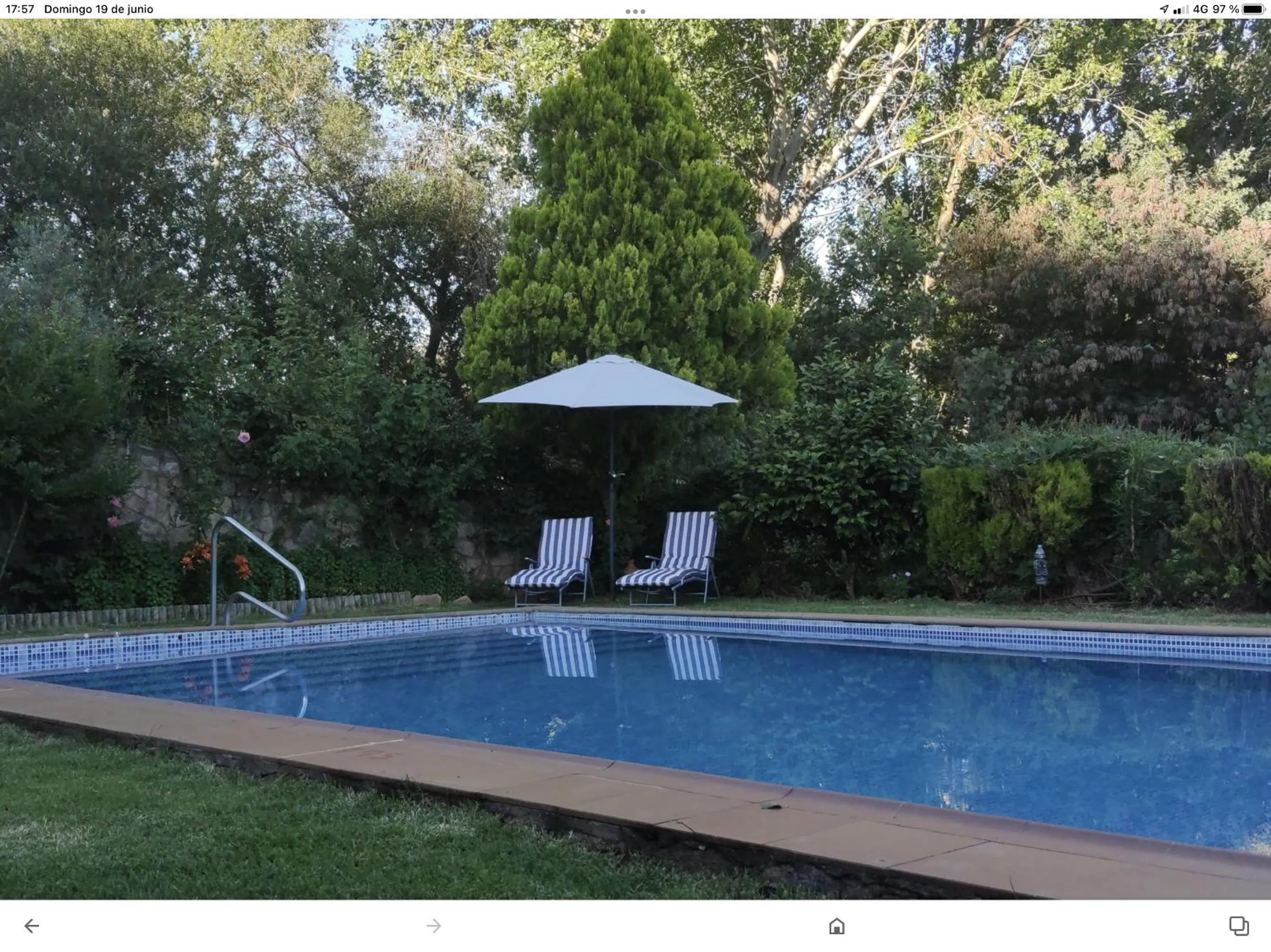 Swimming pool in Finca Vergel