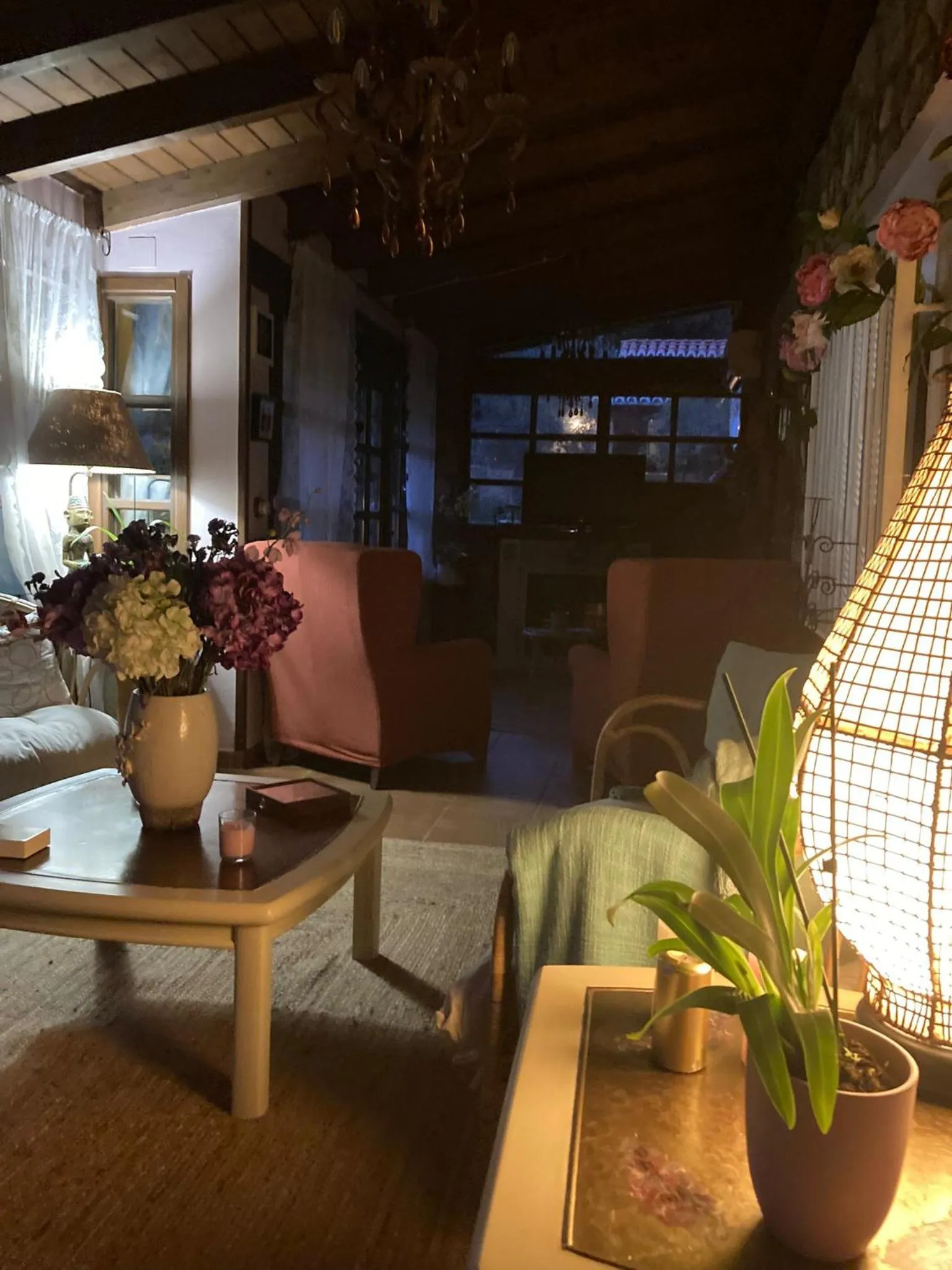 Living room in Finca Vergel