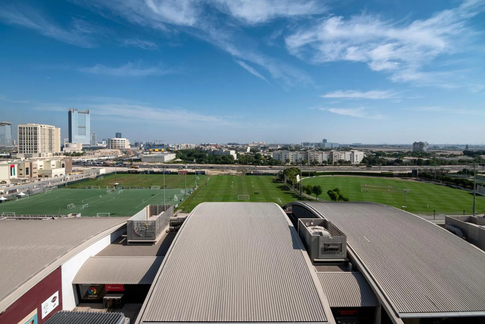 Landmark view in Emirates Sports Hotel, Dubai Sports City