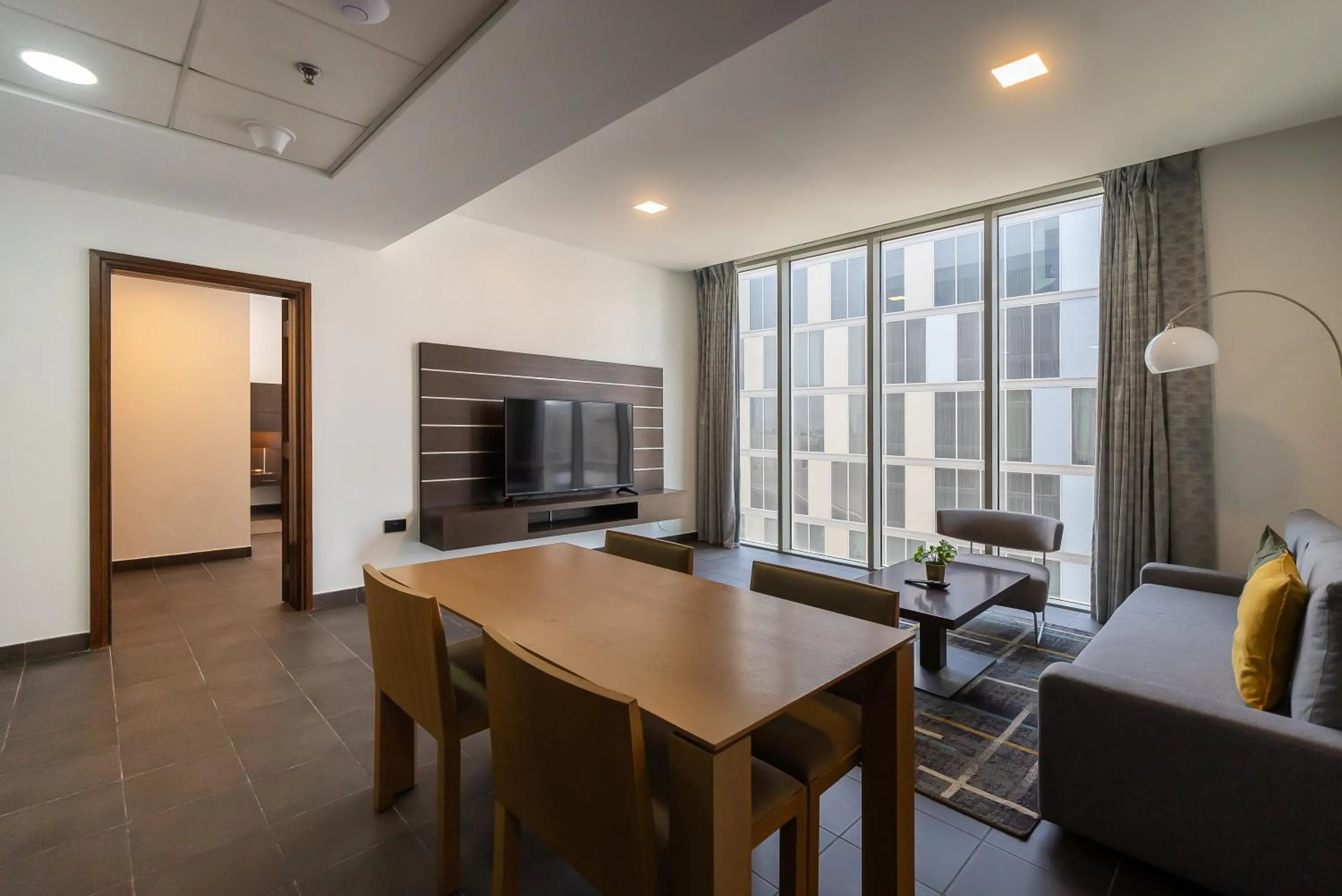 Living room in Emirates Sports Hotel, Dubai Sports City