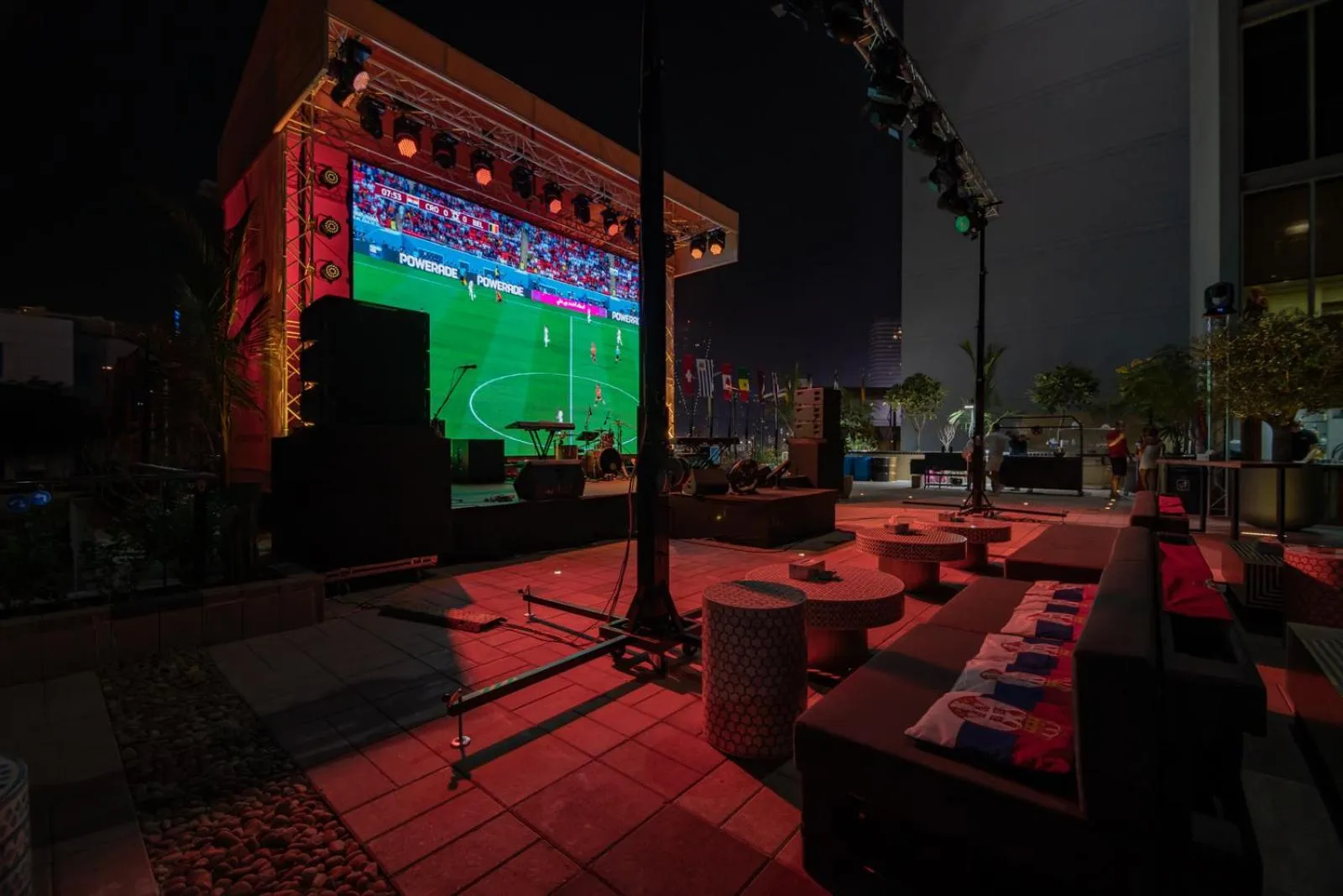 Night in Emirates Sports Hotel, Dubai Sports City