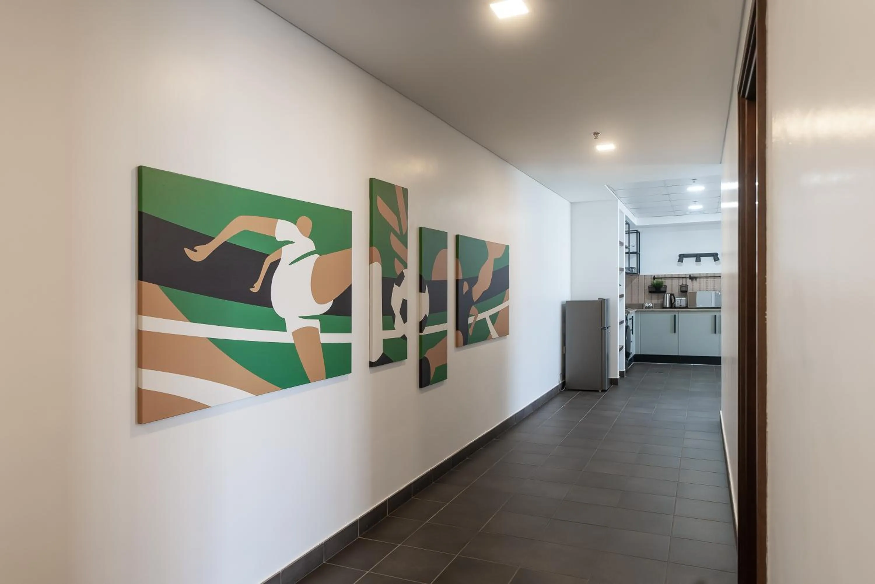 Living room in Emirates Sports Hotel, Dubai Sports City