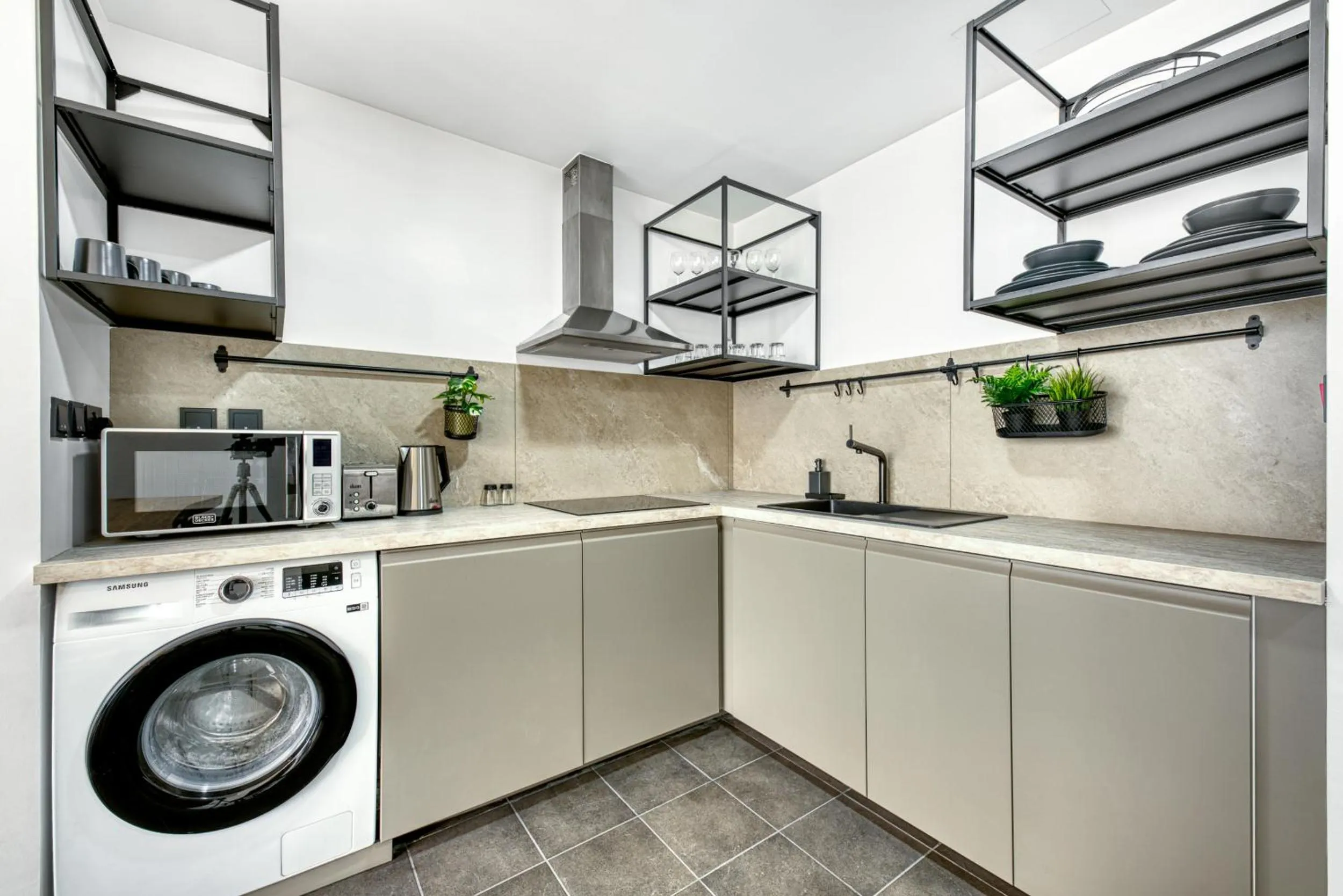 Kitchen or kitchenette in Emirates Sports Hotel, Dubai Sports City