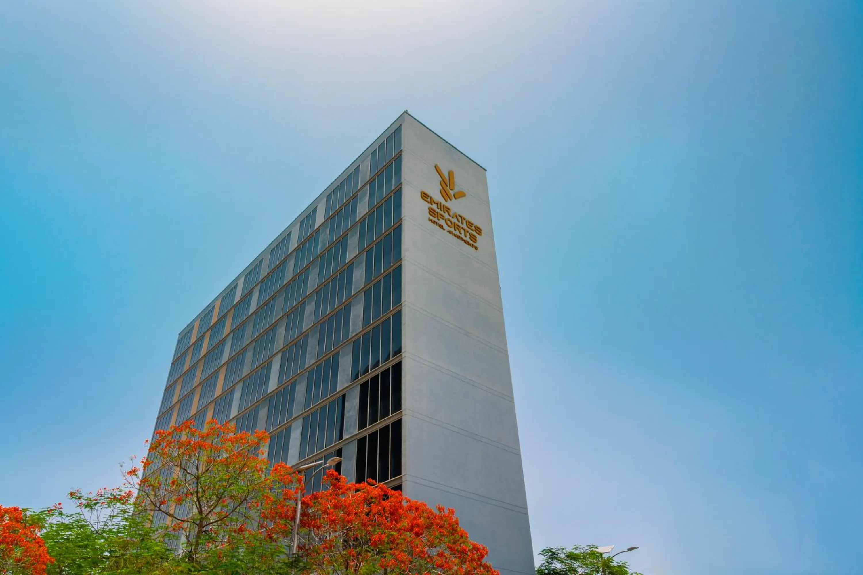 Property building in Emirates Sports Hotel, Dubai Sports City