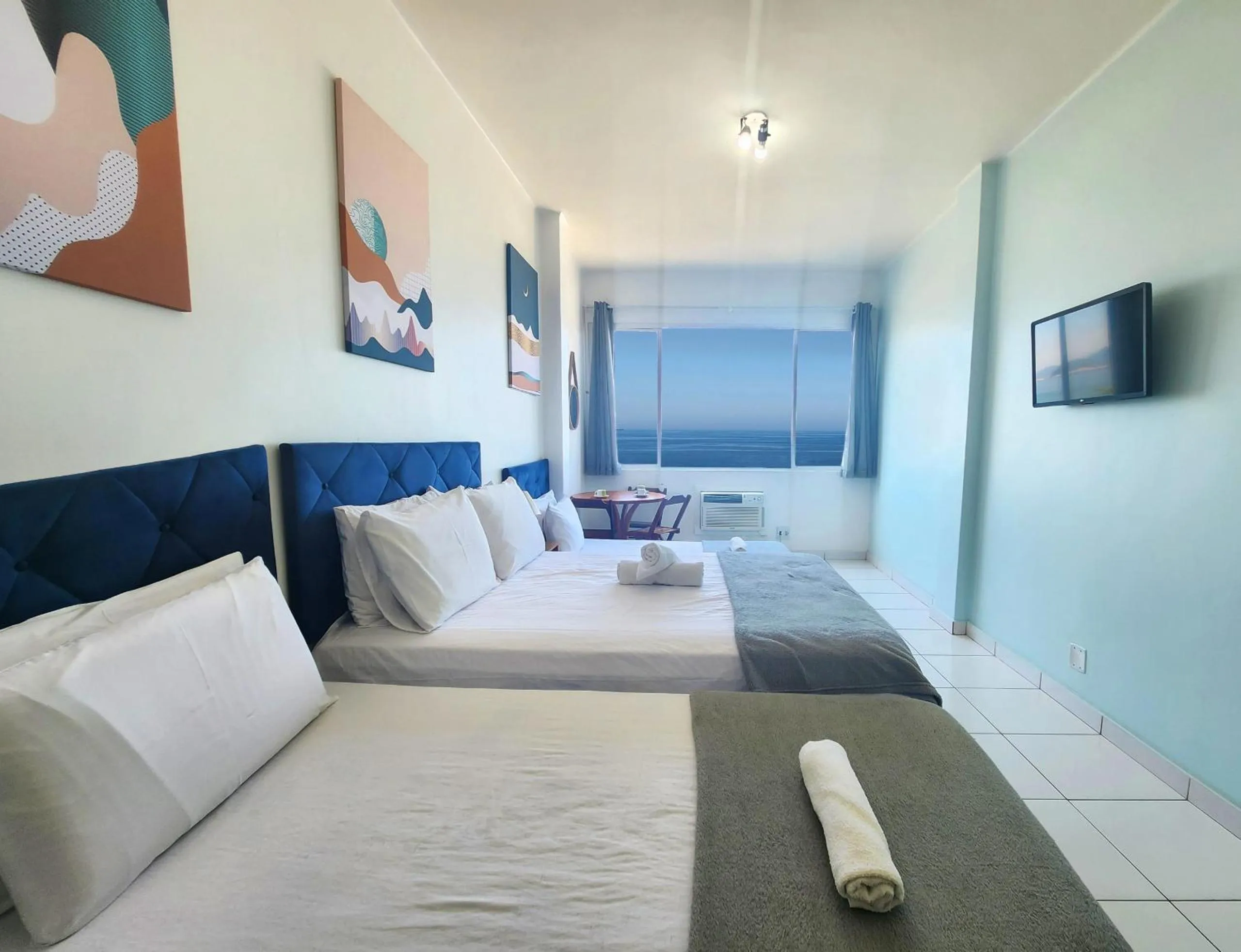 Bed in Studio com Vista da Praia Ar, Wi-fi TC501