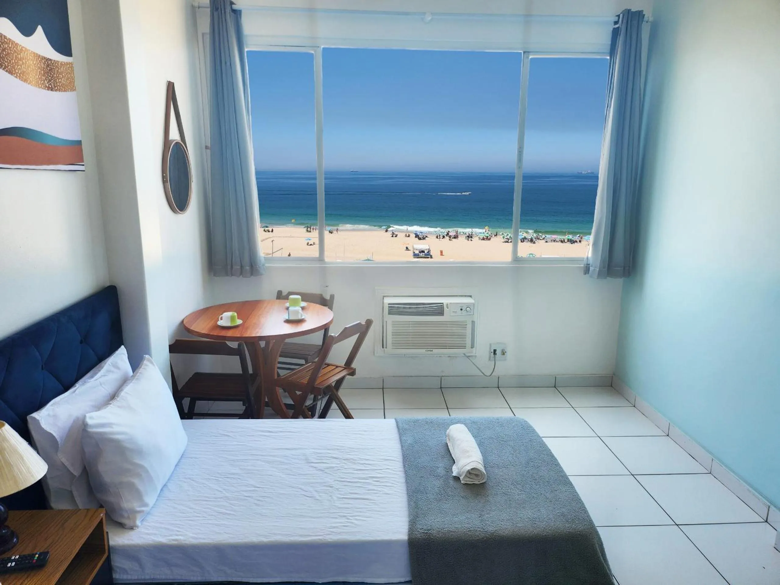 Bed in Studio com Vista da Praia Ar, Wi-fi TC501