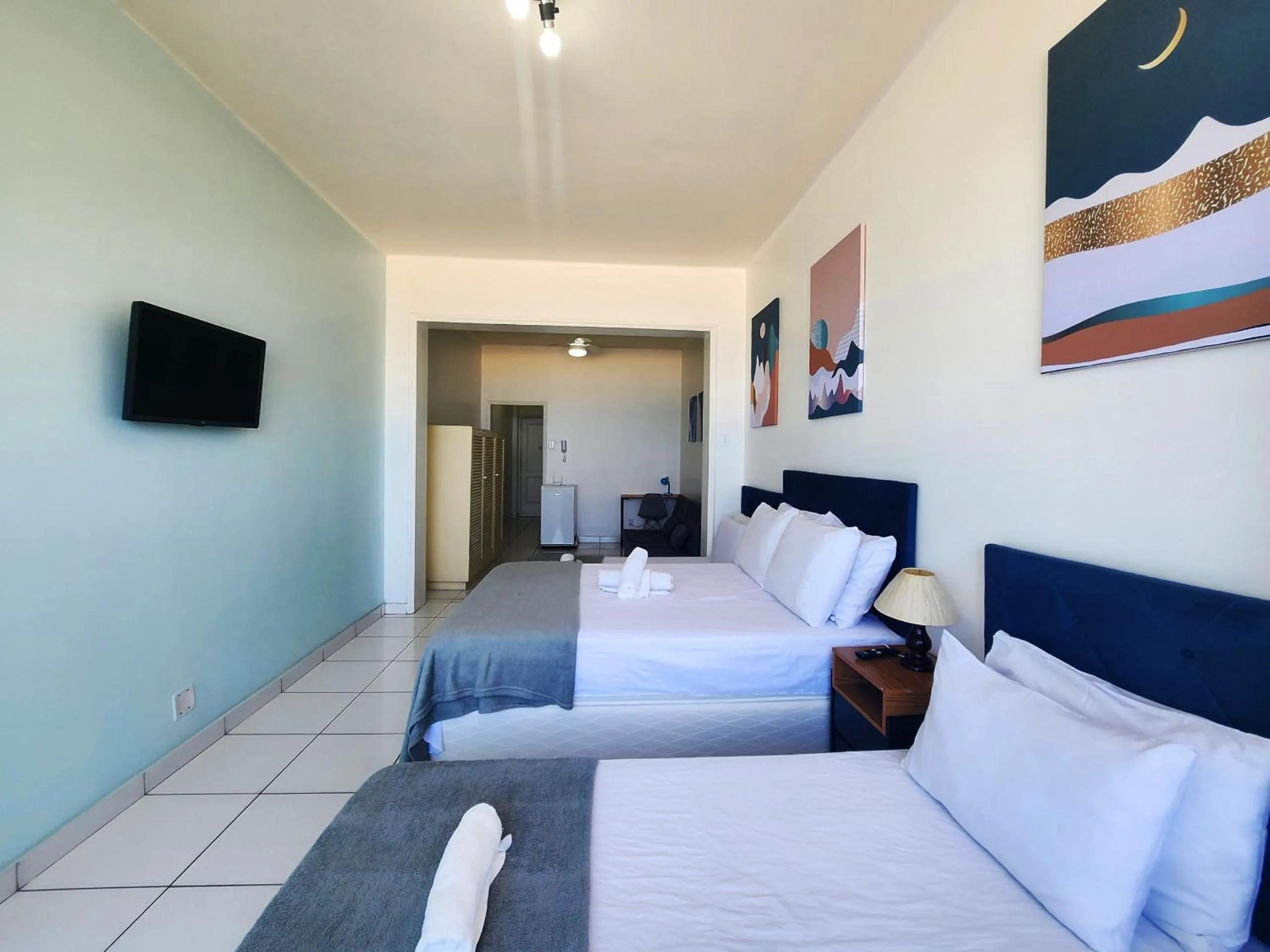 Bed in Studio com Vista da Praia Ar, Wi-fi TC501