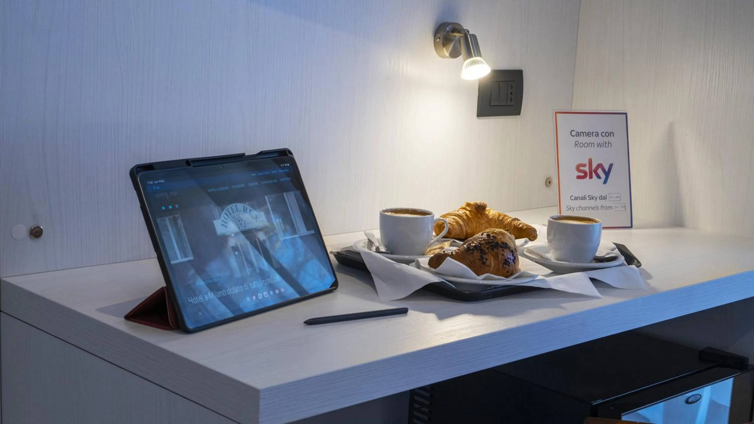 Continental breakfast in Hotel Rex Milano