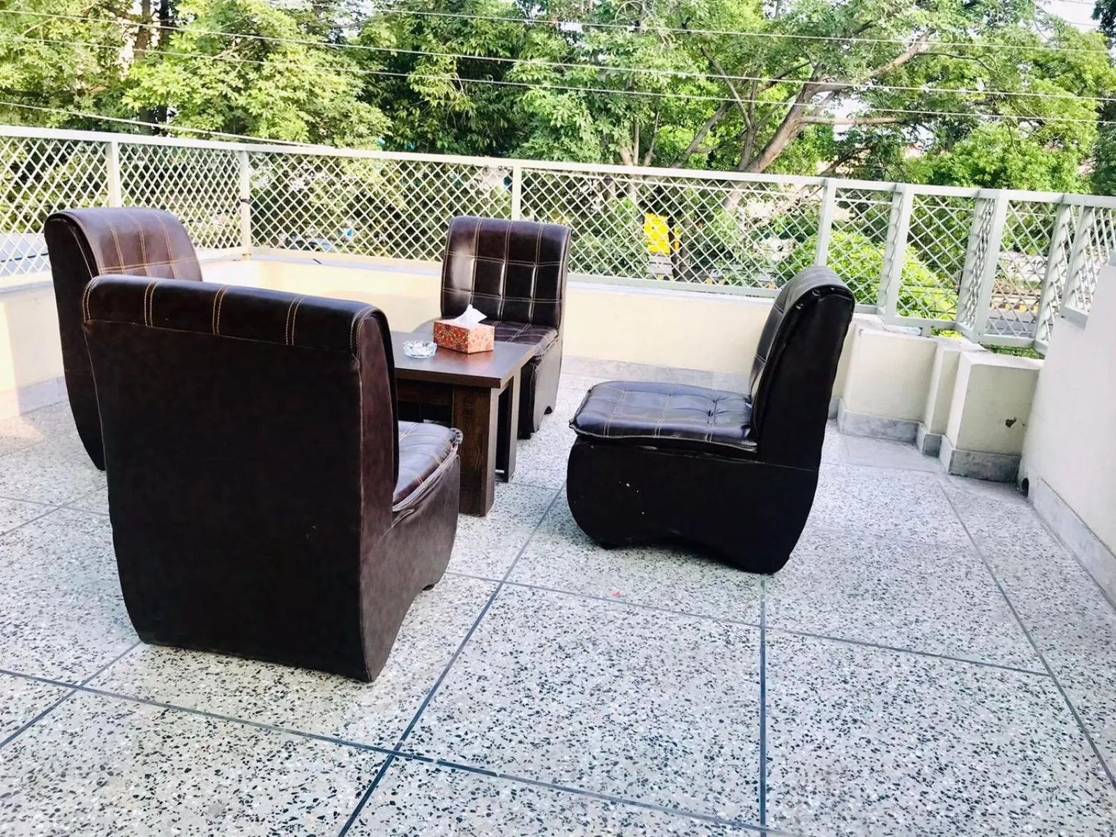 Balcony/Terrace in Hotel Rose Inn Lahore